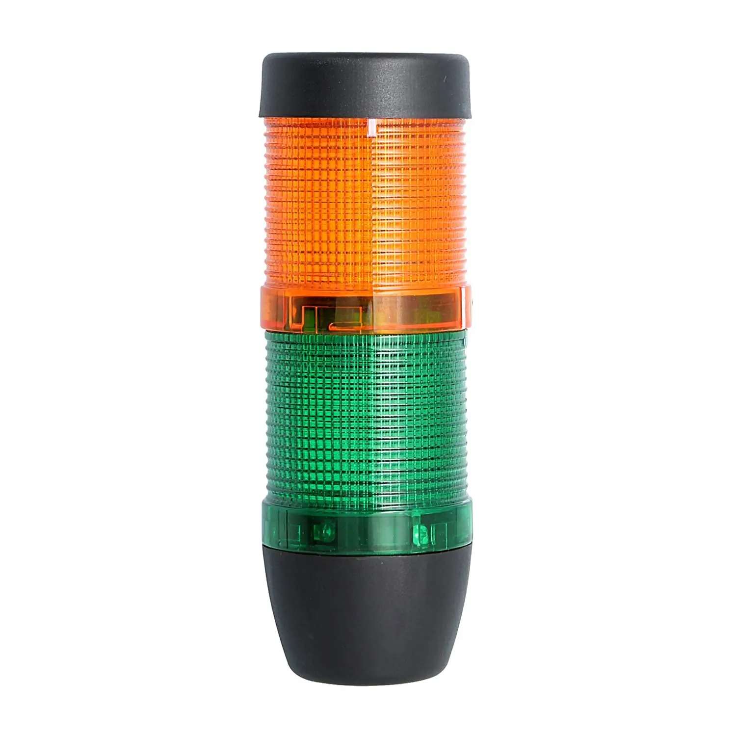 Produktfoto 1 von 127265 STEX24 Signalsäule grün-gelb, 50mm, 24V AC/DC, LED-Dauerlicht SS50-OB2/24 110 MaßeLänge156,0mm, Durchmesser 50,0mm