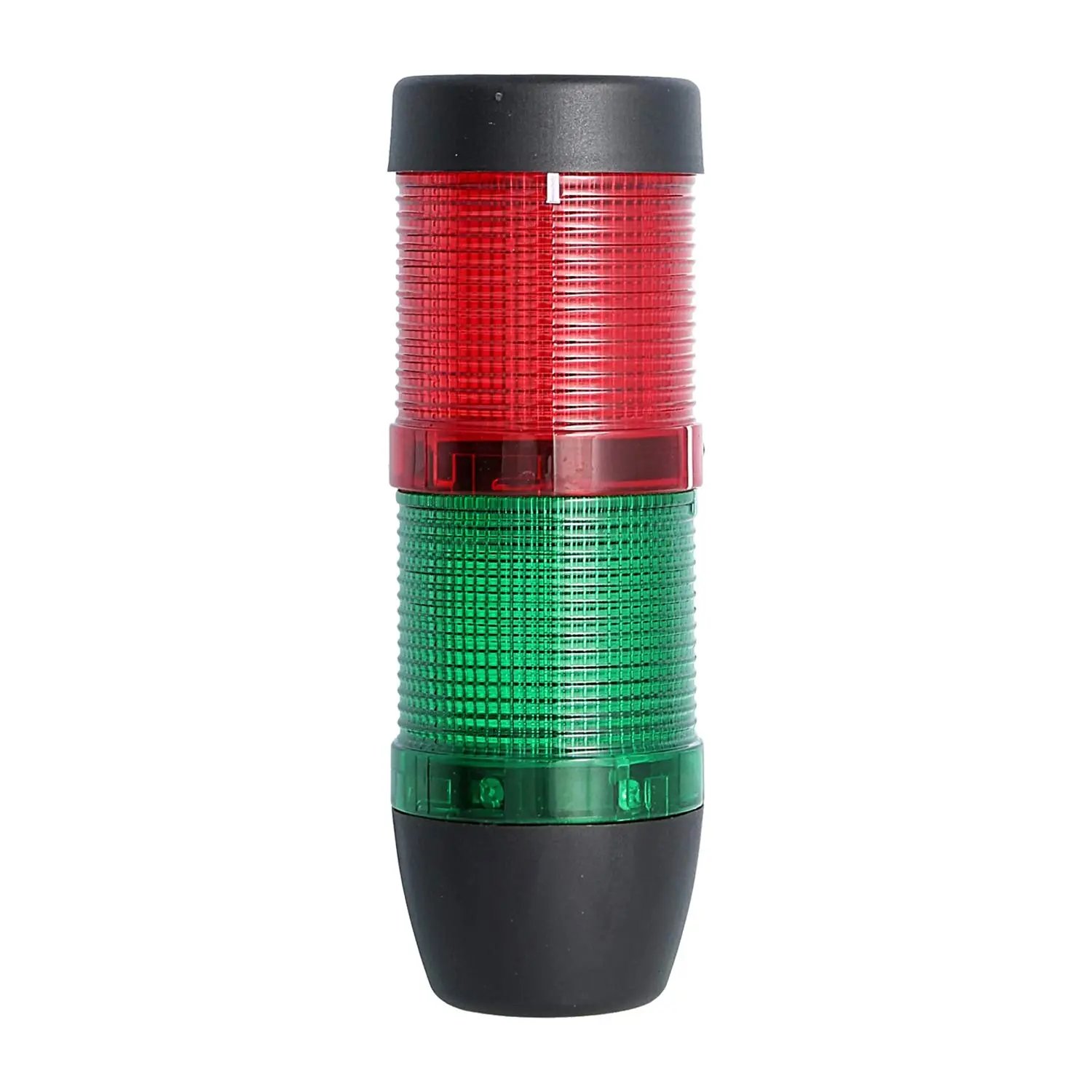 Produktfoto 1 von 127266 STEX24 Signalsäule grün-rot, 50mm, 24V AC/DC, LED-Dauerlicht SS50-OB2/24 106 MaßeLänge156,0mm, Durchmesser 50,0mm
