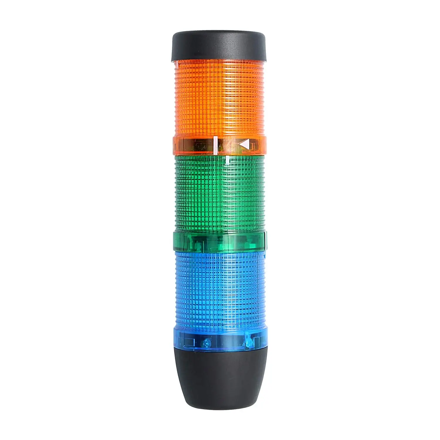 127281 STEX24 Signalsäule blau-grün-gelb, 50mm, 24V AC/DC, LED-Dauerlicht SS50-OB3/24 106 MaßeLänge210,0mm, Durchmesser 50,0mm