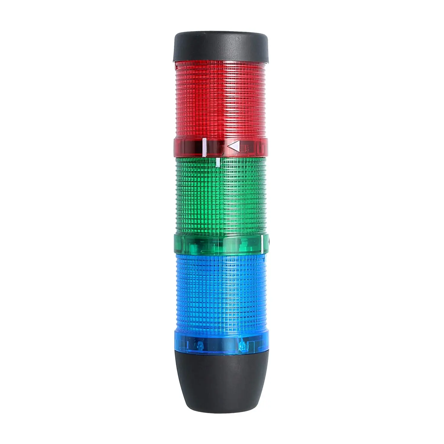 127282 STEX24 Signalsäule blau-grün-rot, 50mm, 24V AC/DC, LED-Dauerlicht SS50-OB3/24 102 MaßeLänge210,0mm, Durchmesser 50,0mm
