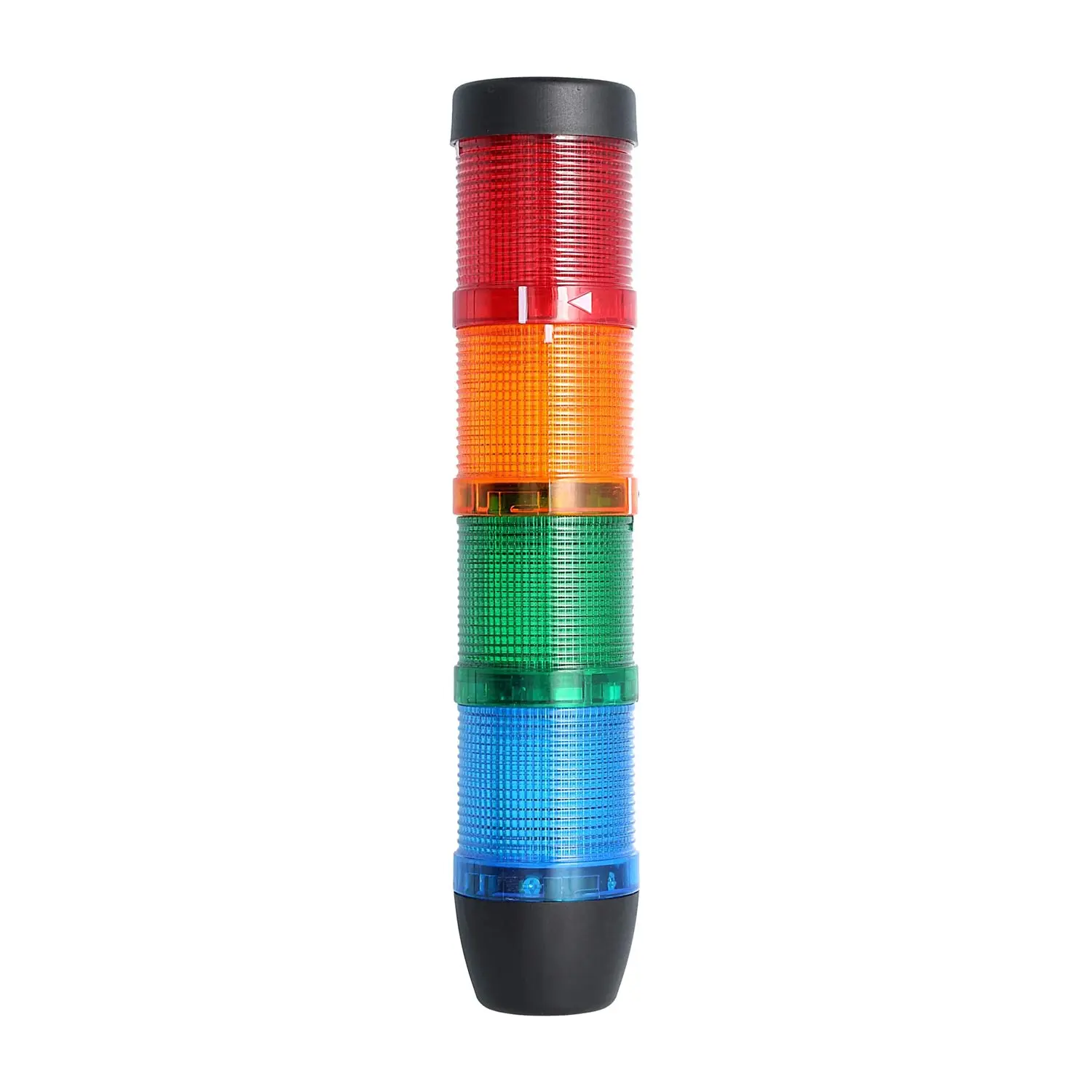 127306 STEX24 Signalsäule blau-grün-gelb-rot, 50mm, 24V AC/DC, LED-Blinklicht SS50-OB4/24 108 MaßeLänge265,0mm, Durchmesser 50,0mm