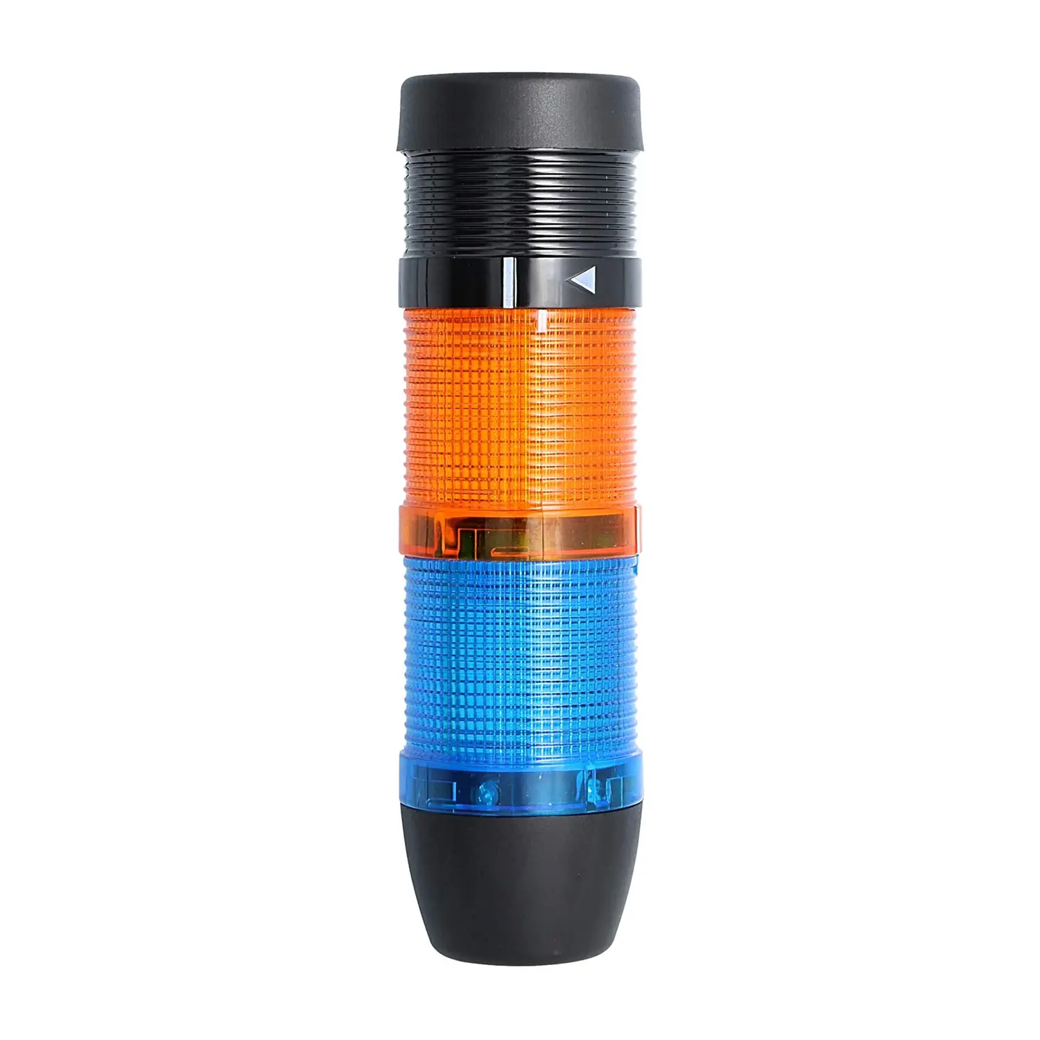 Produktfoto 1 von 127332 STEX24 Signalsäule blau-gelb, 50mm, 24V AC/DC, LED-Blinklicht mit Summer, SS50-B2/24 114 Lautstärke 90 db