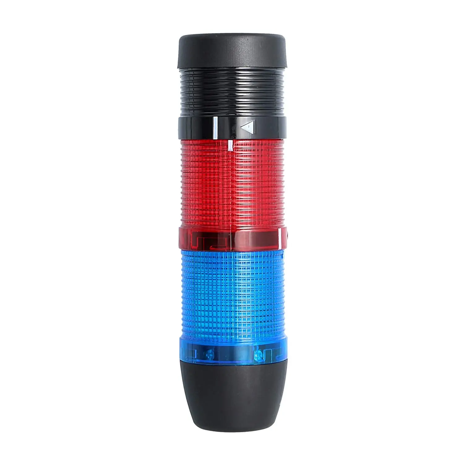Produktfoto 1 von 127333 STEX24 Signalsäule blau-rot, 50mm, 24V AC/DC, LED-Blinklicht mit Summer, SS50-B2/24 111 Lautstärke 90 db