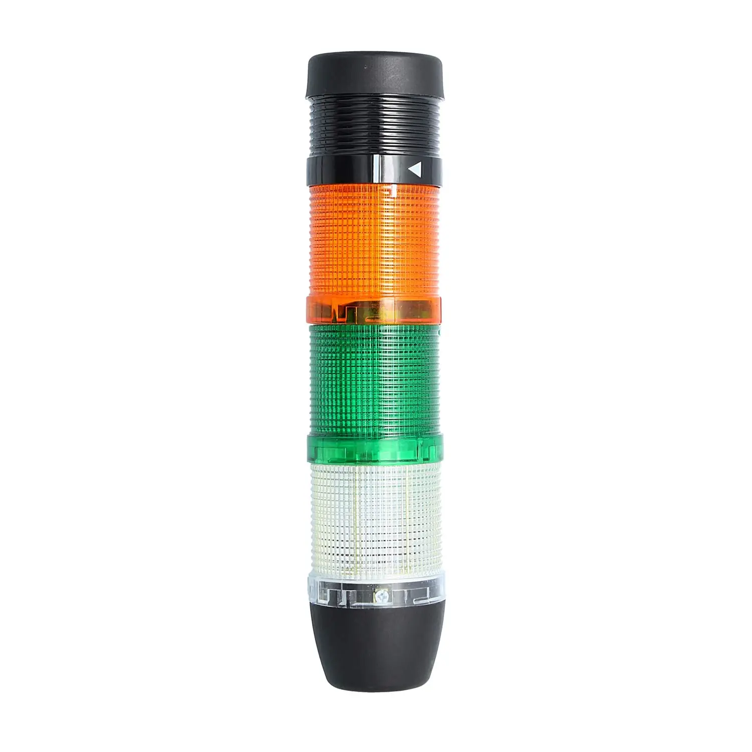 127356 STEX24 Signalsäule weiß-grün-gelb, 50mm, 24V AC/DC, LED-Blinklicht mit Summer, SS50-B3/24 120 Lautstärke 90 db