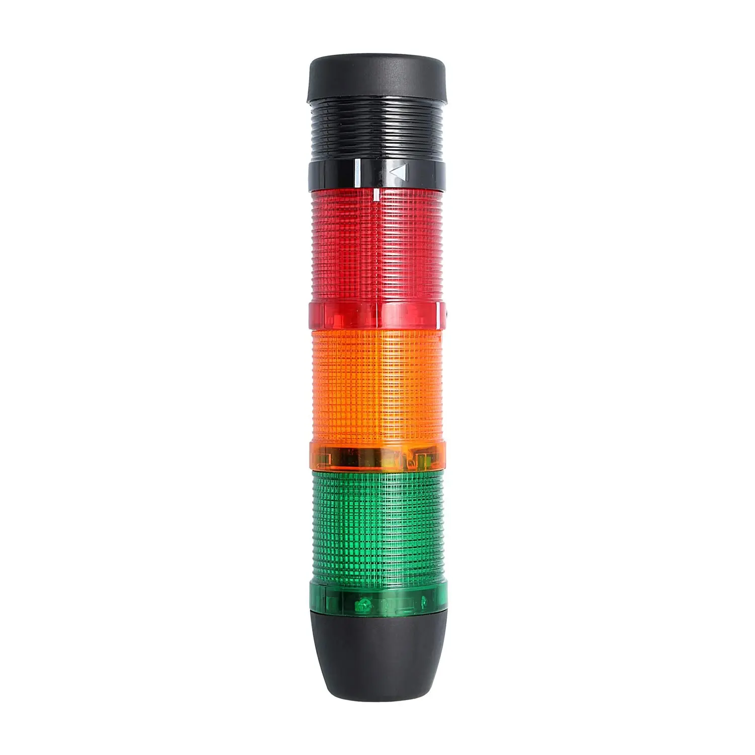Produktfoto 1 von 127359 STEX24 Signalsäule grün-gelb-rot, 50mm, 24V AC/DC, LED-Blinklicht mit Summer, SS50-B3/24 119 Lautstärke 90 db