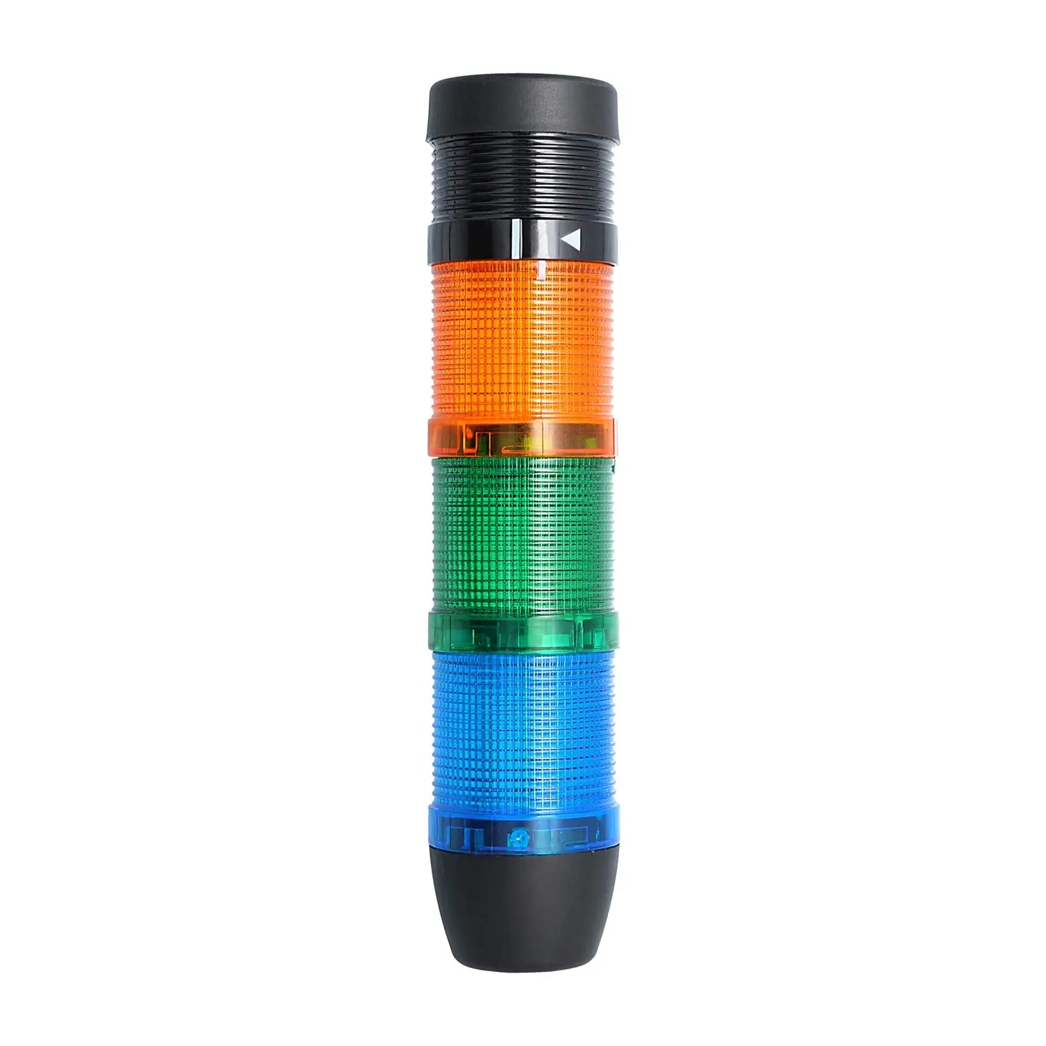 127353 STEX24 Signalsäule blau-grün-gelb, 50mm, 24V AC/DC, LED-Blinklicht mit Summer, SS50-B3/24 116 Lautstärke 90 db