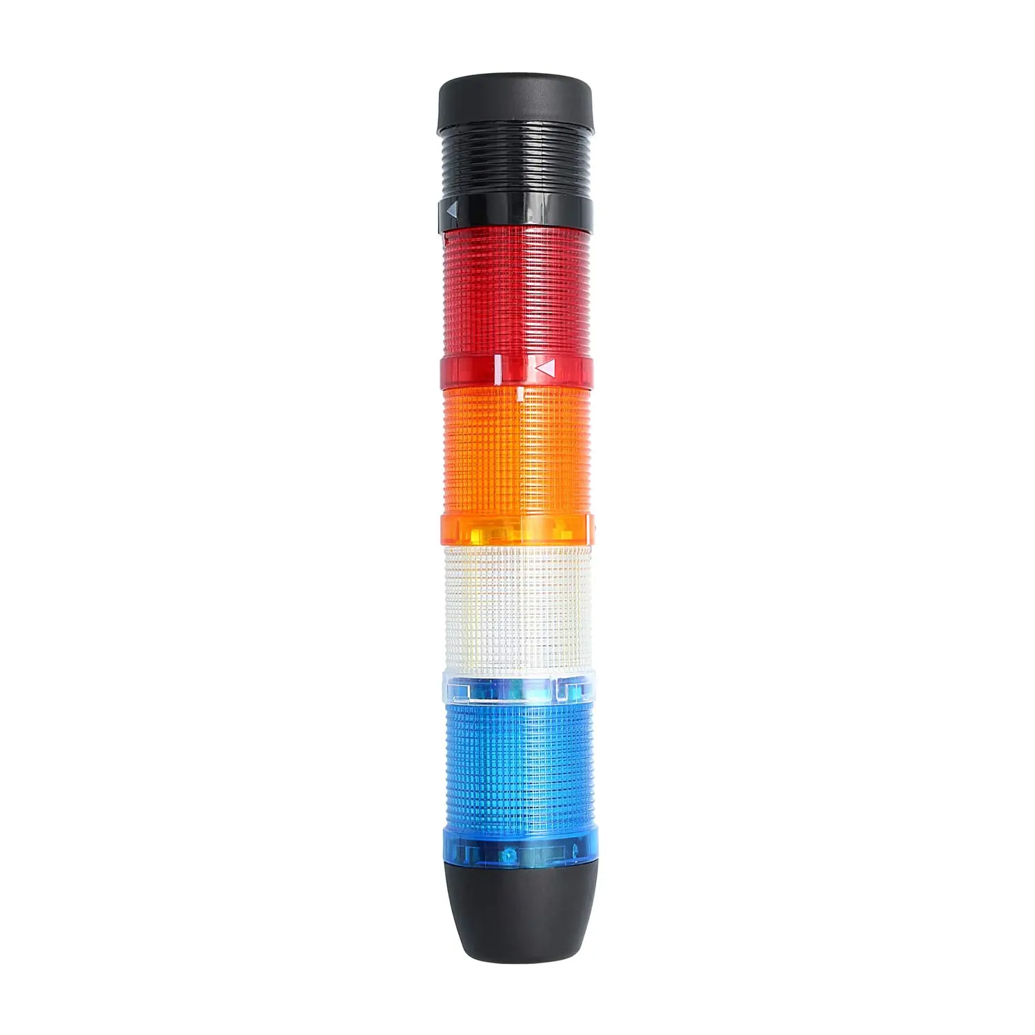 Produktfoto 1 von 127362 STEX24 Signalsäule blau-weiß-gelb-rot, 50mm, 24V AC/DC, LED-Dauerlicht mit Summer, SS50-B4/24 102 Lautstärke 90 db