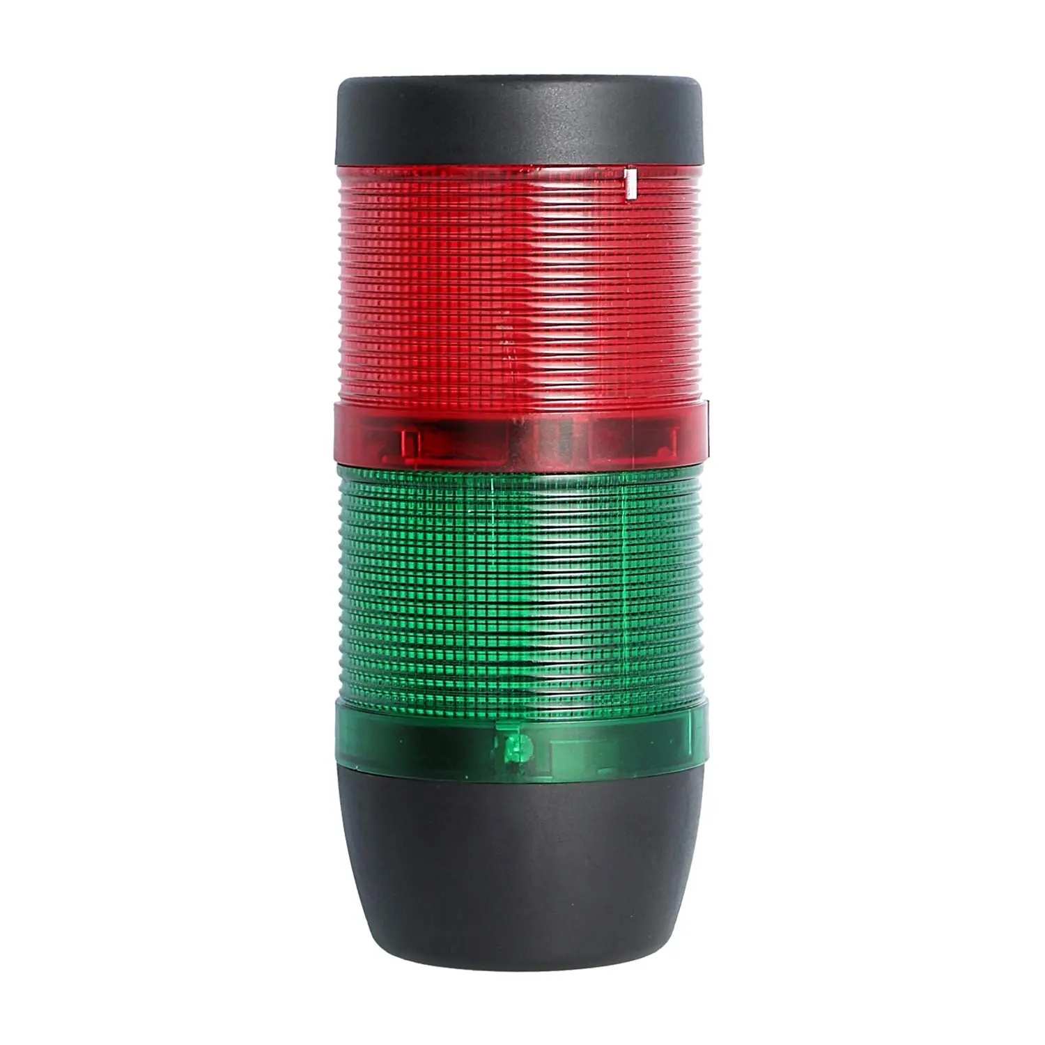 Produktfoto 1 von 127389 STEX24 Signalsäule grün-rot, 70mm, 24V AC/DC, LED-Dauerlicht SS70-OB2/24 106 MaßeLänge161,0mm, Durchmesser 70,0mm