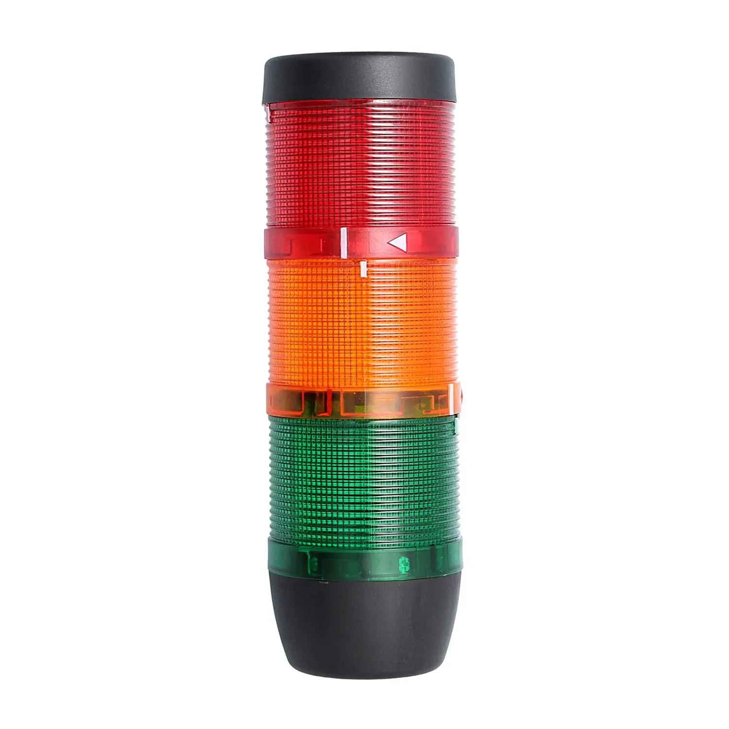 Produktfoto 1 von 127410 STEX24 Signalsäule grün-gelb-rot, 70mm, 24V AC/DC, LED-Dauerlicht SS70-OB3/24 109 MaßeLänge216,0mm, Durchmesser 70,0mm