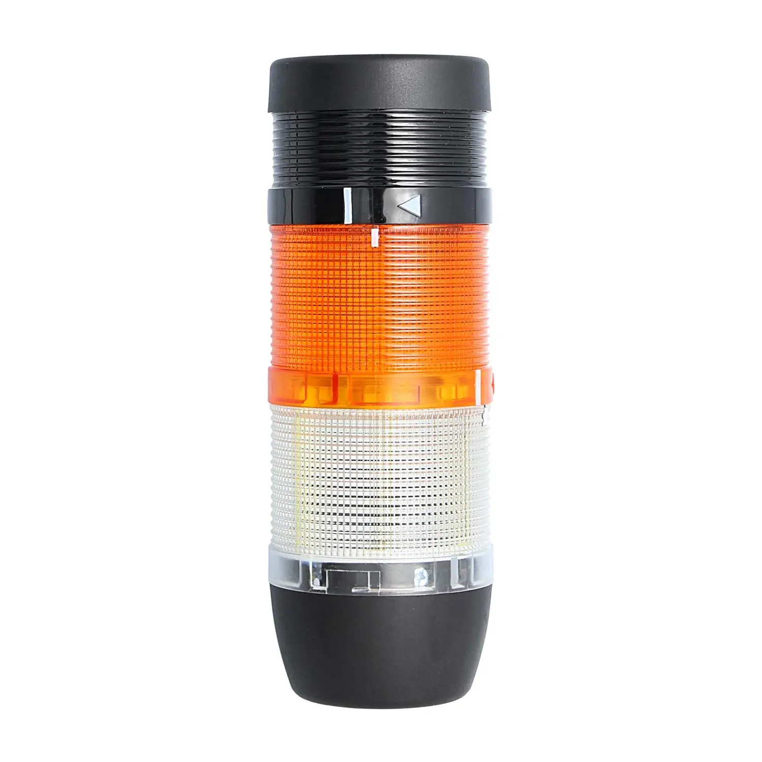 Produktfoto 1 von 127448 STEX24 Signalsäule weiß-gelb, 70mm, 24V AC/DC, LED-Dauerlicht mit Summer, SS70-B2/24 109 Lautstärke 90 db