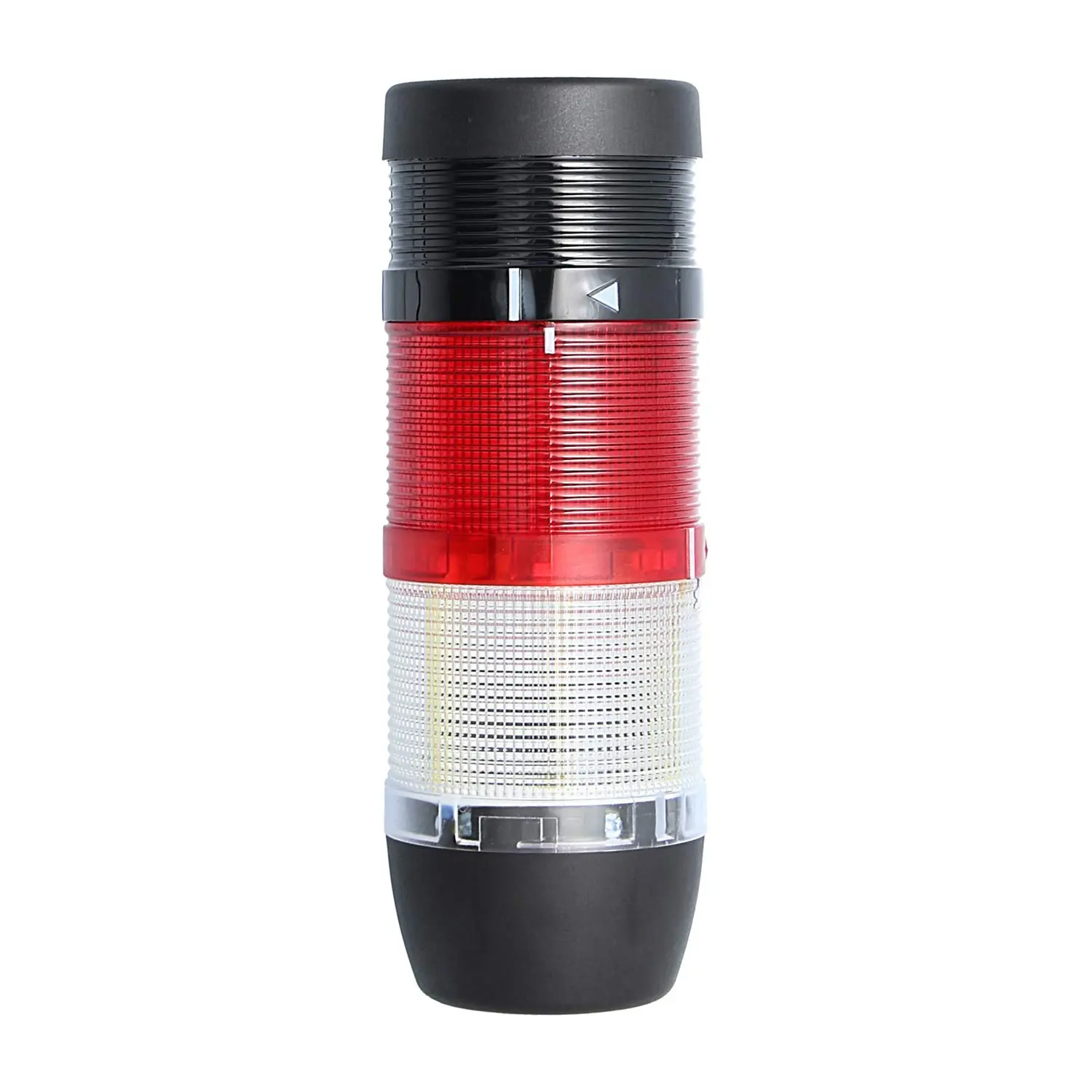 Produktfoto 1 von 127449 STEX24 Signalsäule weiß-rot, 70mm, 24V AC/DC, LED-Dauerlicht mit Summer, SS70-B2/24 105 Lautstärke 90 db
