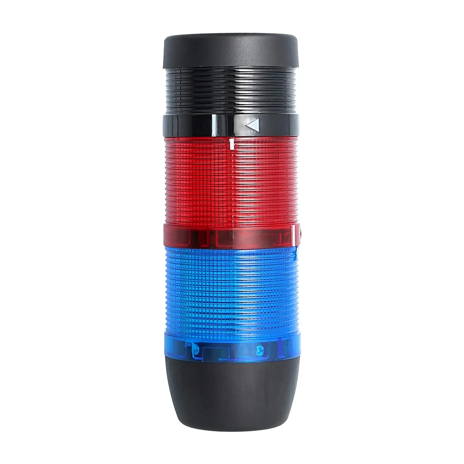 Produktfoto 1 von 127443 STEX24 Signalsäule blau-rot, 70mm, 24V AC/DC, LED-Dauerlicht mit Summer, SS70-B2/24 101 Lautstärke 90 db
