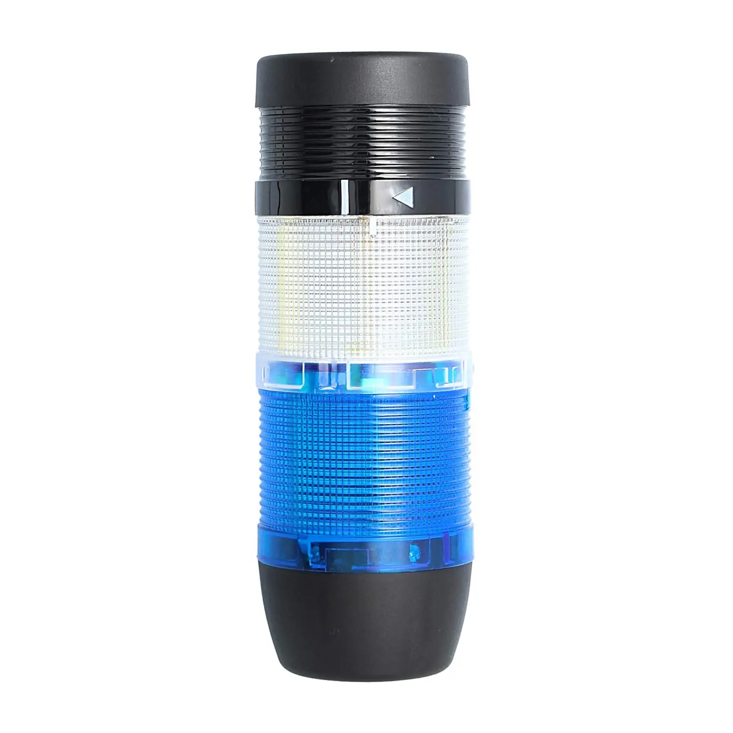 127453 STEX24 Signalsäule blau-weiß, 70mm, 24V AC/DC, LED-Blinklicht mit Summer, SS70-B2/24 112 Lautstärke 90 db