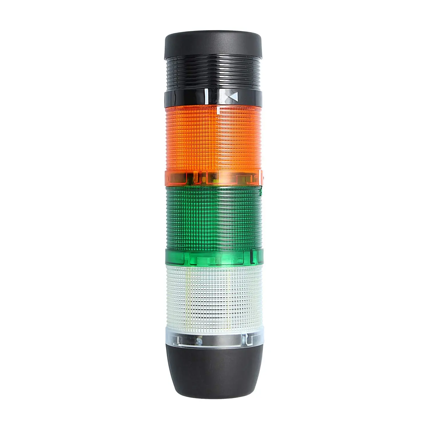 Produktfoto 1 von 127469 STEX24 Signalsäule weiß-grün-gelb, 70mm, 24V AC/DC, LED-Dauerlicht mit Summer, SS70-B3/24 110 Lautstärke 90 db
