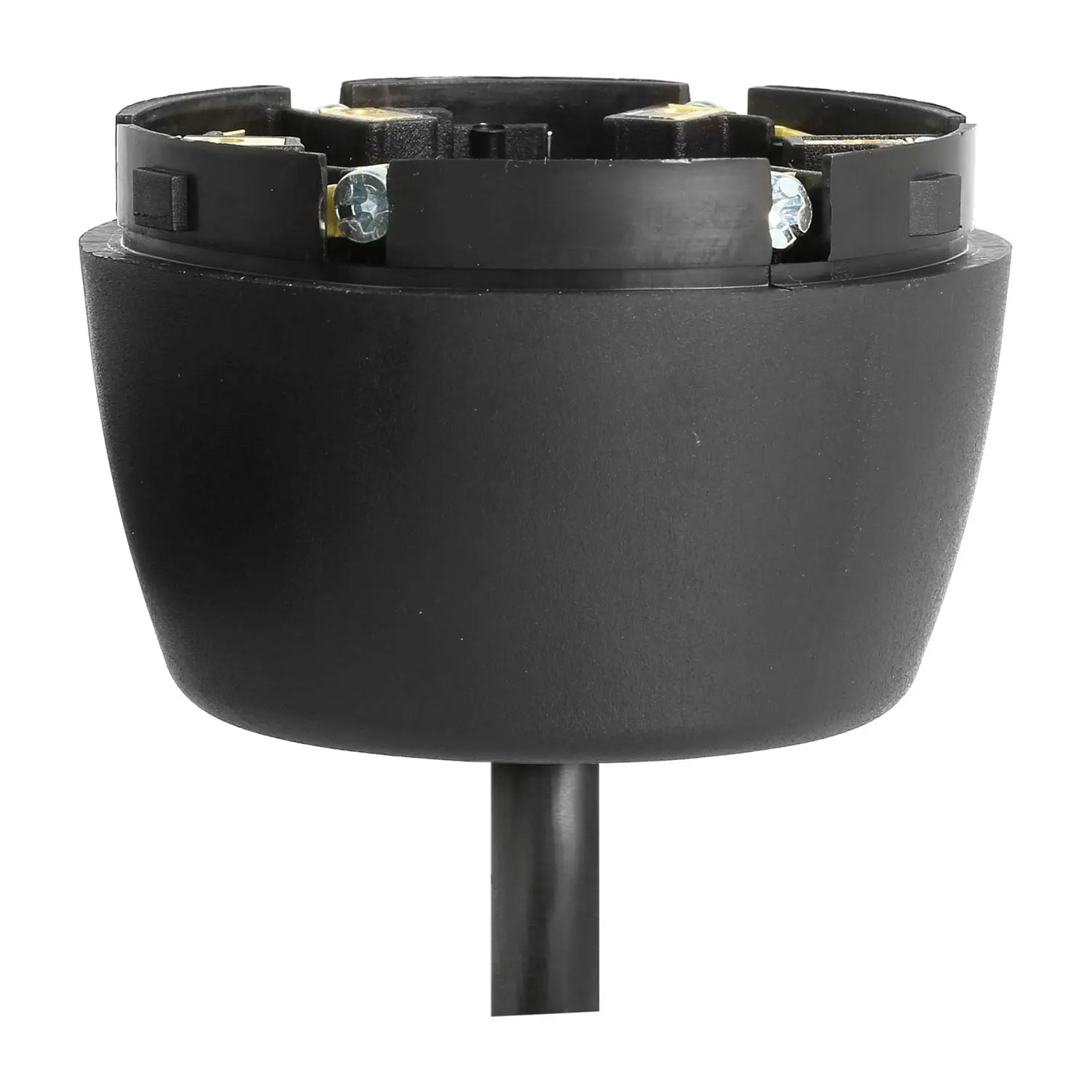 Produktfoto 1 von 127756 STEX24 Grundkörper mit Kabel für Signalsäule schwarz, 70mm Kabel 2,5 Meter, SG70-OB/231 103 MaßeHöhe44,0mm, Durchmesser 50,0mm