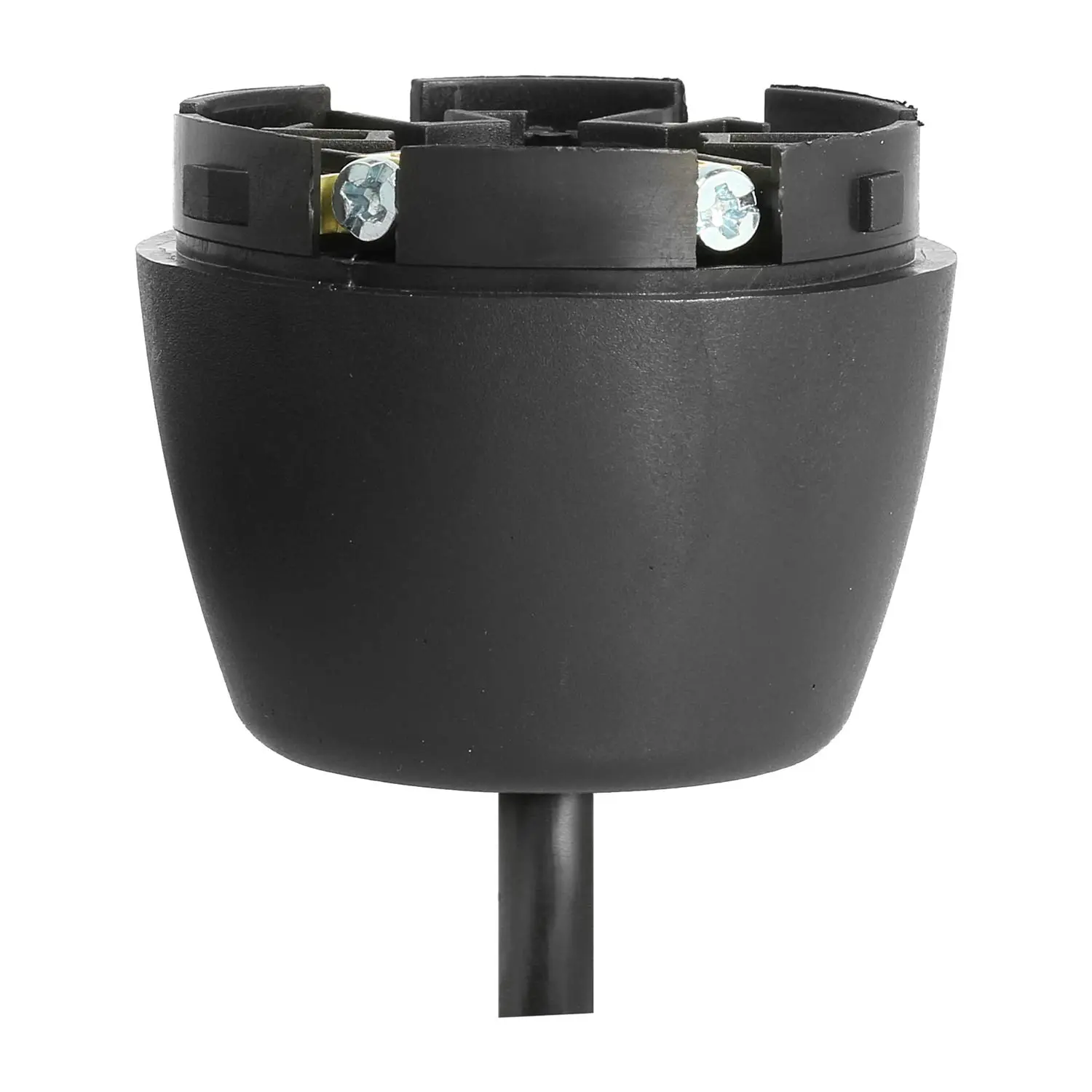 Produktfoto 1 von 127752 STEX24 Grundkörper mit Kabel für Signalsäule schwarz, 50mm Kabel 0,6 Meter, SG50-OB/231 102 MaßeHöhe42,0mm, Durchmesser 50,0mm
