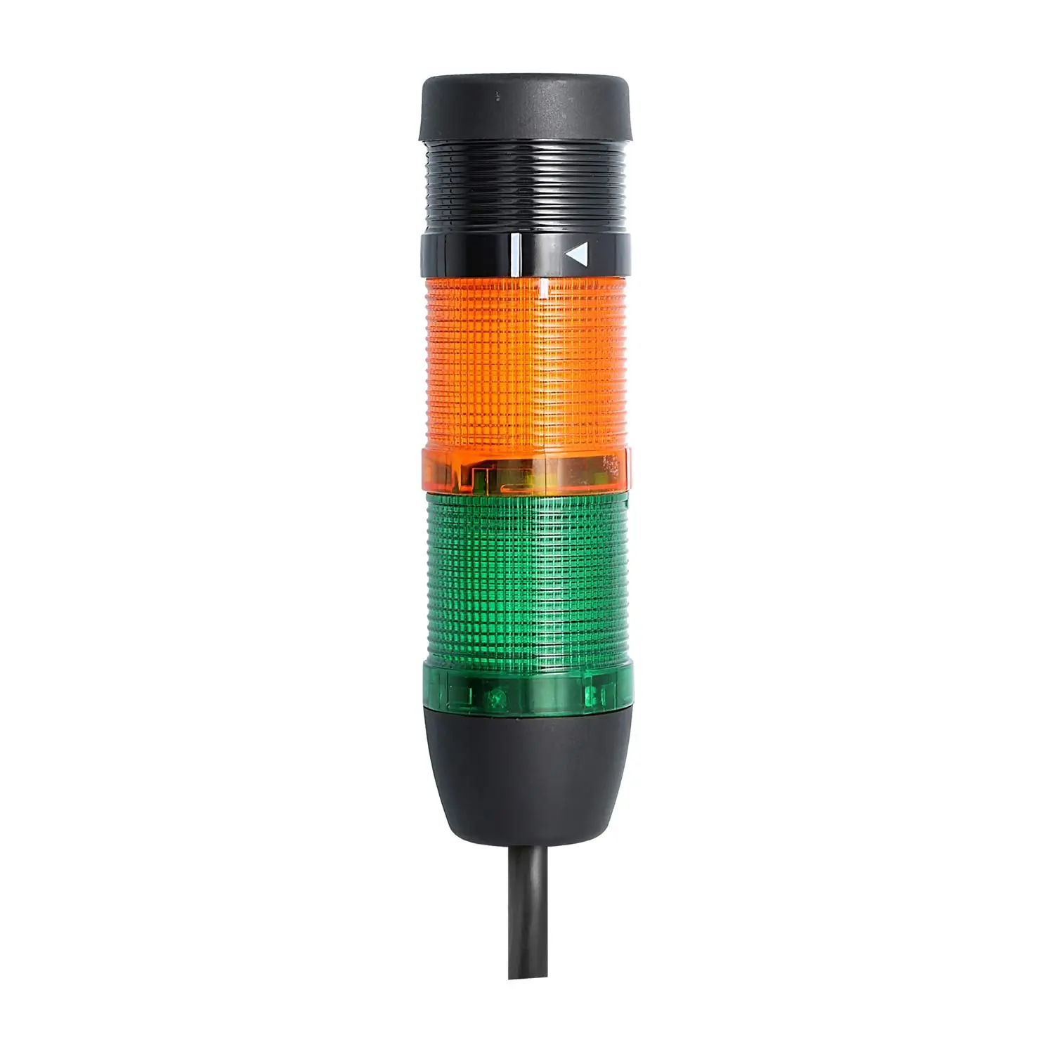 Produktfoto 1 von 127849 STEX24 Signalsäule grün-gelb, 50mm, 24V AC/DC, LED-Dauerlicht mit Summer, Kabel 0,6 Meter, SS50-B2/24 128 Lautstärke 90 db