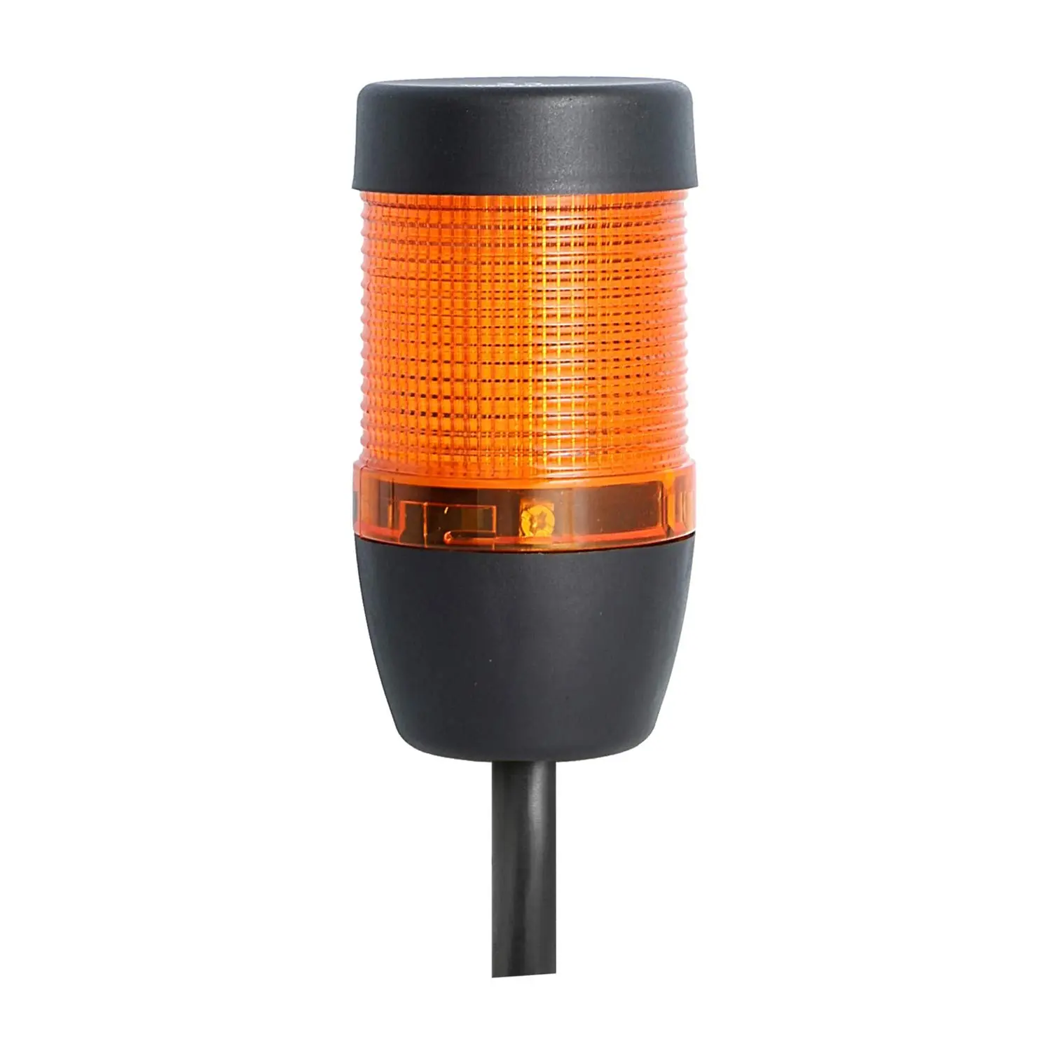 Produktfoto 1 von 128024 STEX24 Signalsäule gelb, 50mm, 24V AC/DC, LED-Blinklicht Kabel 2,5 Meter, SS50-OB1/24 129 Anschlusstechnik: Anschlusskabel