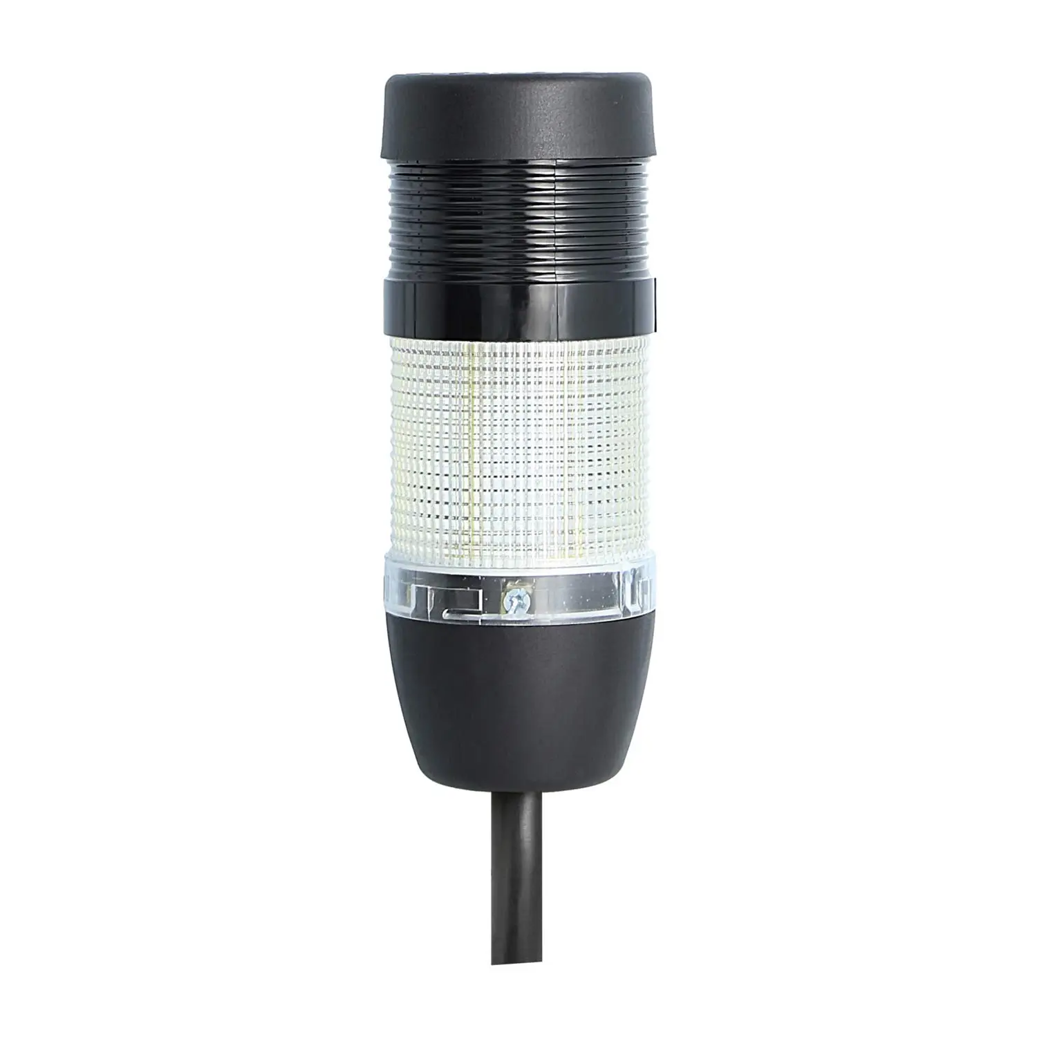 Produktfoto 1 von 128079 STEX24 Signalsäule weiß, 50mm, 24V AC/DC, LED-Dauerlicht mit Summer, Kabel 2,5 Meter, SS50-B1/24 122 Lautstärke 90 db