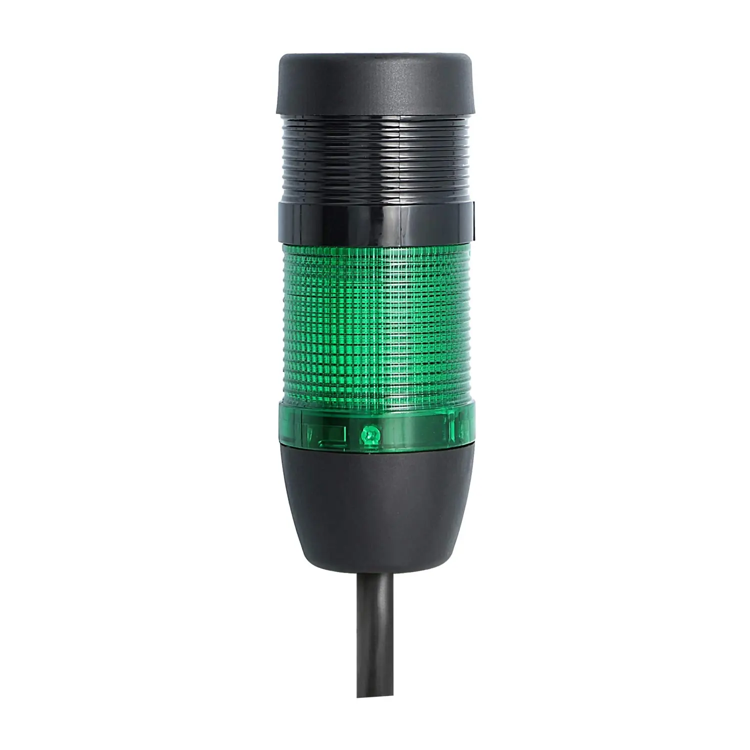 Produktfoto 1 von 128080 STEX24 Signalsäule grün, 50mm, 24V AC/DC, LED-Dauerlicht mit Summer, Kabel 2,5 Meter, SS50-B1/24 123 Lautstärke 90 db
