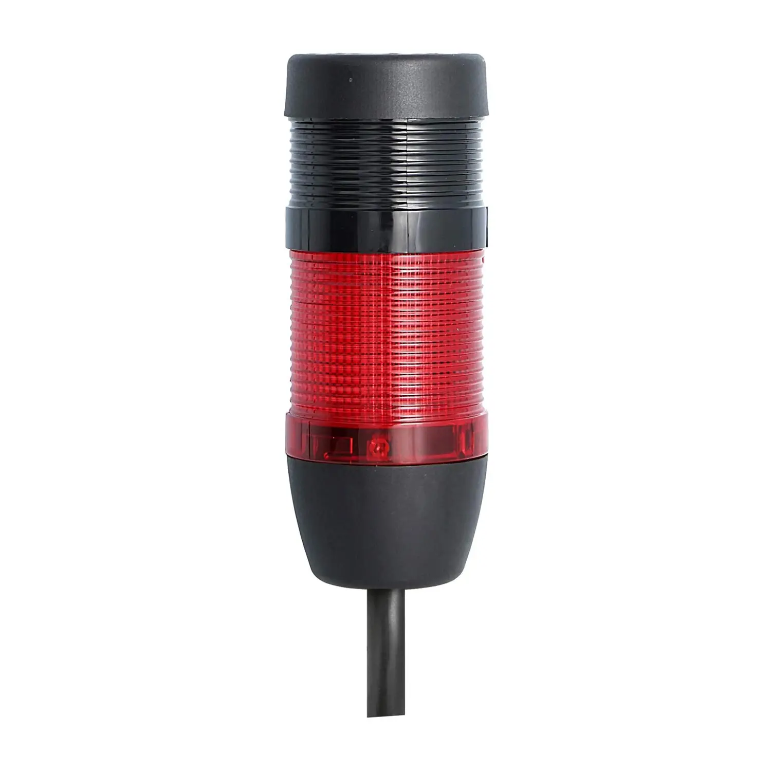 Produktfoto 1 von 128082 STEX24 Signalsäule rot, 50mm, 24V AC/DC, LED-Dauerlicht mit Summer, Kabel 2,5 Meter, SS50-B1/24 125 Lautstärke 90 db