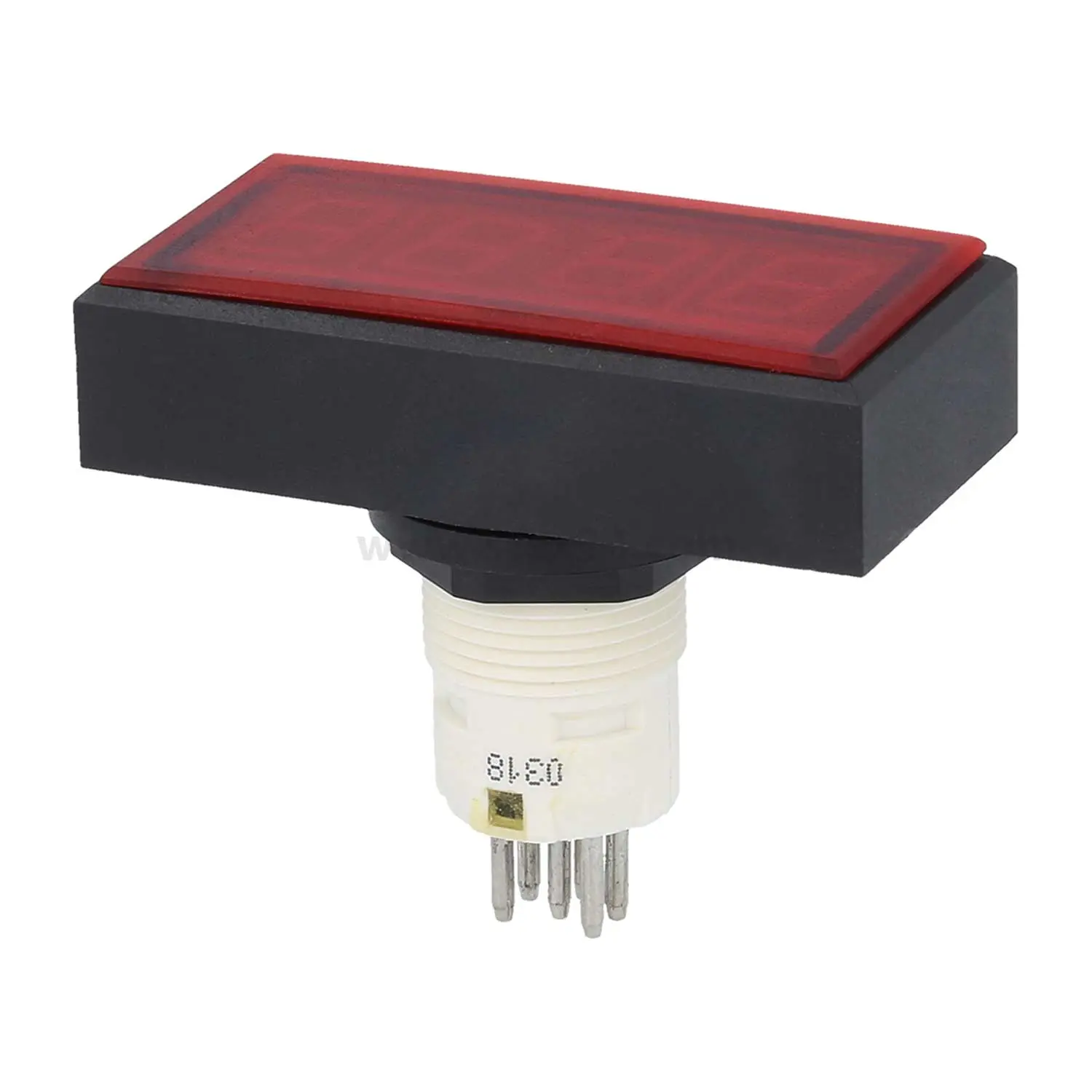 Produktfoto 1 von LXLASCE-SPS Georg Schlegel Vierstellige Siebensegmentanzeige, 16,2mm mit serieller Ansteuerung rechteckig Diodenstecker