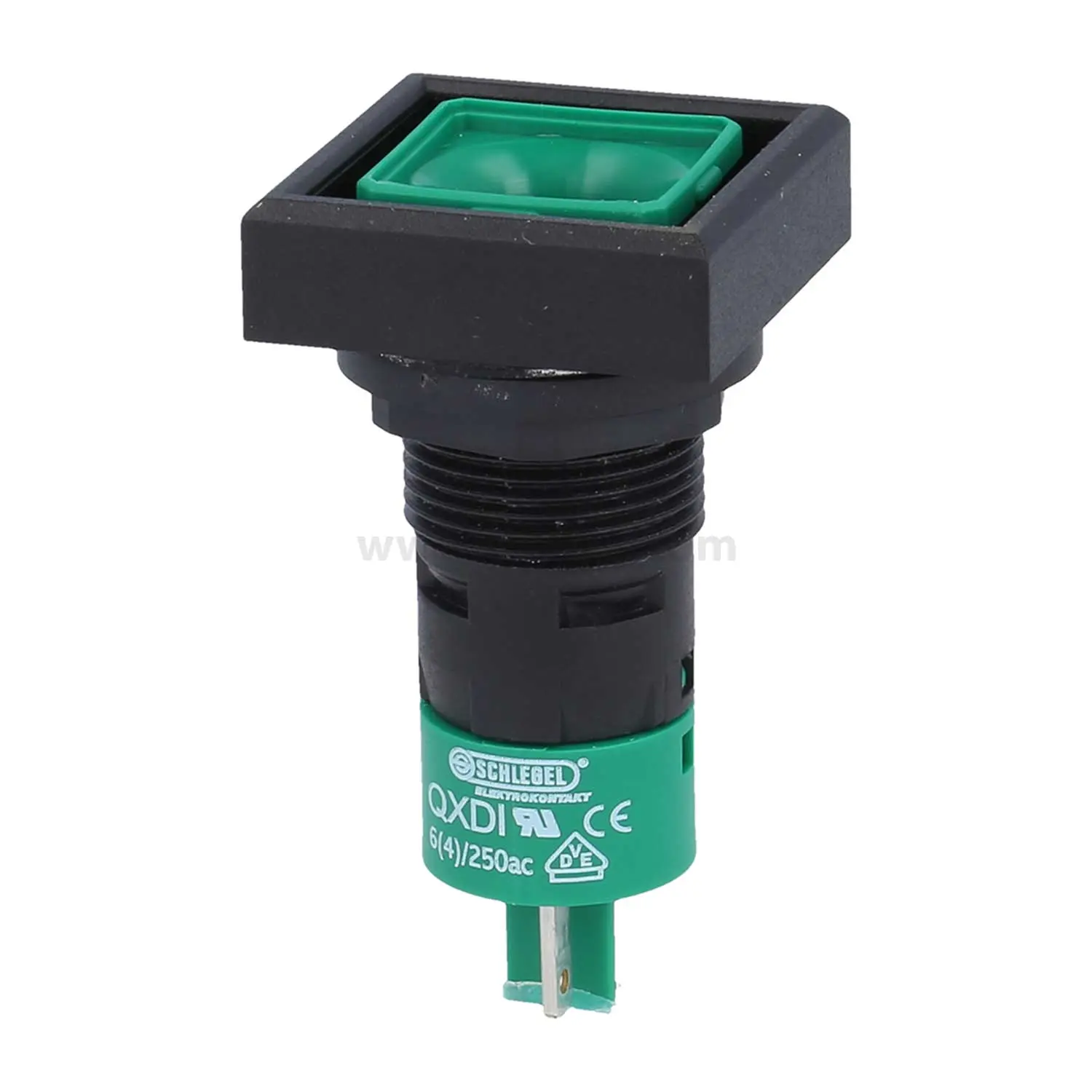 Produktfoto 1 von QXDI Georg Schlegel Drucktaste, 1S quadratisch, QUARTRON Flachstecker 2,8mm x 0,8mm