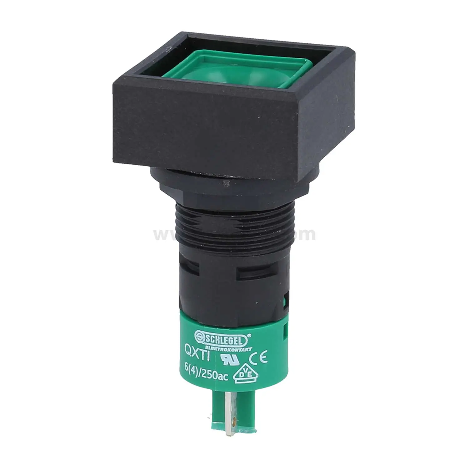 Produktfoto 1 von QXTI Georg Schlegel Drucktaste, 1S quadratisch, QUARTRON Flachstecker 2,8mm x 0,8mm
