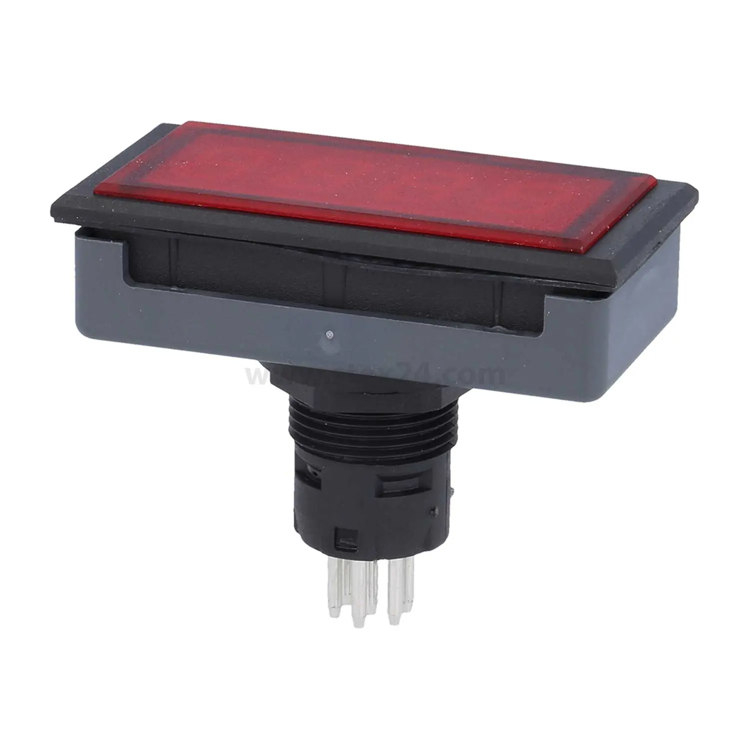 Produktfoto 1 von LXJLASCE-SPS Georg Schlegel Vierstellige Siebensegmentanzeige, 24x48mm mit serieller Ansteuerung rechteckig Diodenstecker