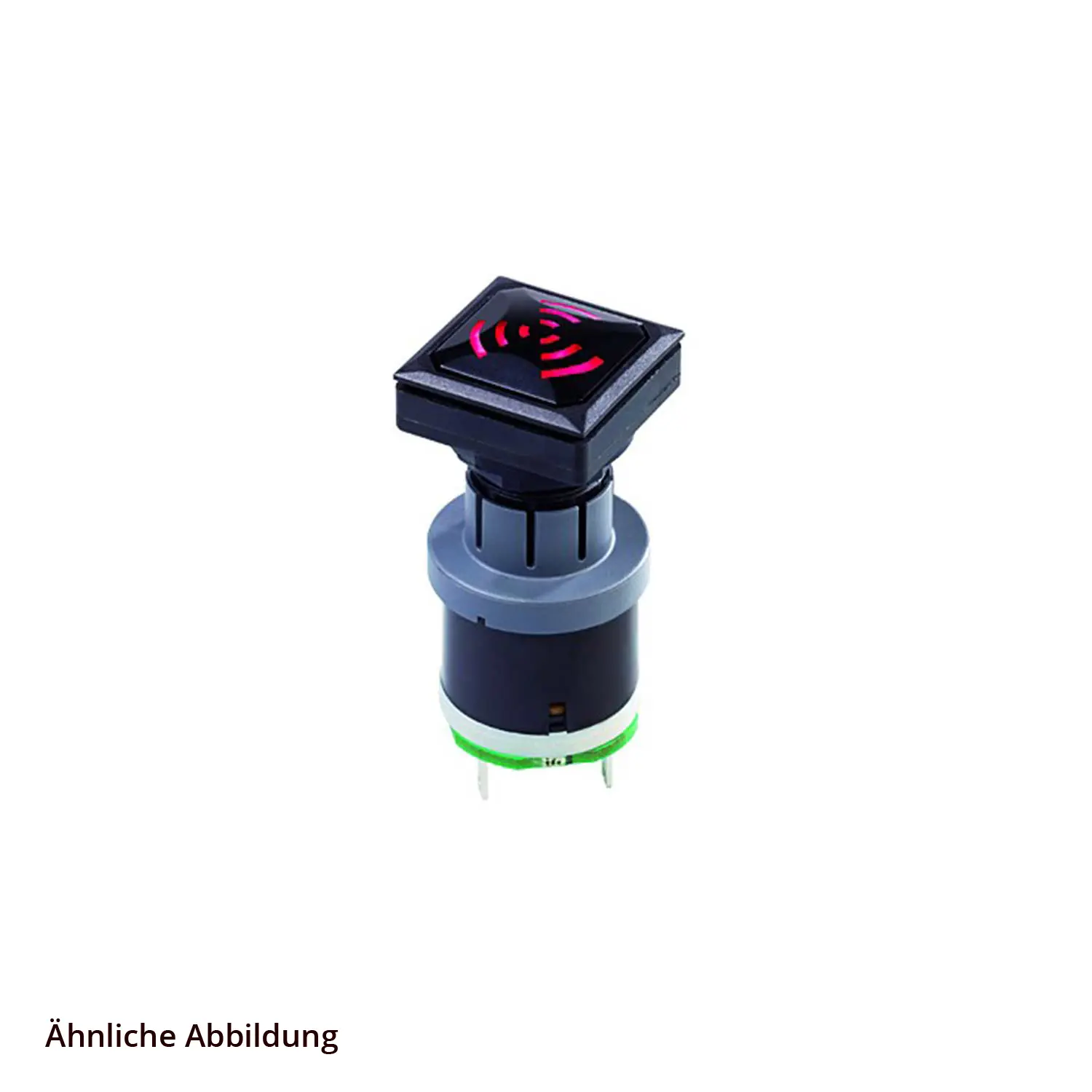 Produktfoto 1 von QXJNSGL+SGILR Georg Schlegel Akustischer Signalgeber, Intervall beleuchtbar, quadratisch, QUARTRON-JUWEL Flachstecker 2,8mm x 0,8mm