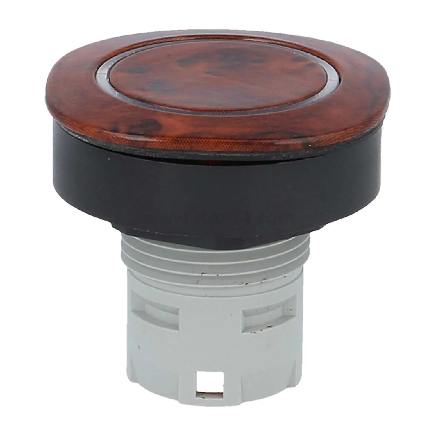 Produktfoto 1 von RQJTLRE01 Georg Schlegel Drucktaste mit Ringbeleuchtung, und Wurzelholzdekor beleuchtbar, abgerundetes Quadrat, RONTRON-Q-JUWEL Hub 3,0mm