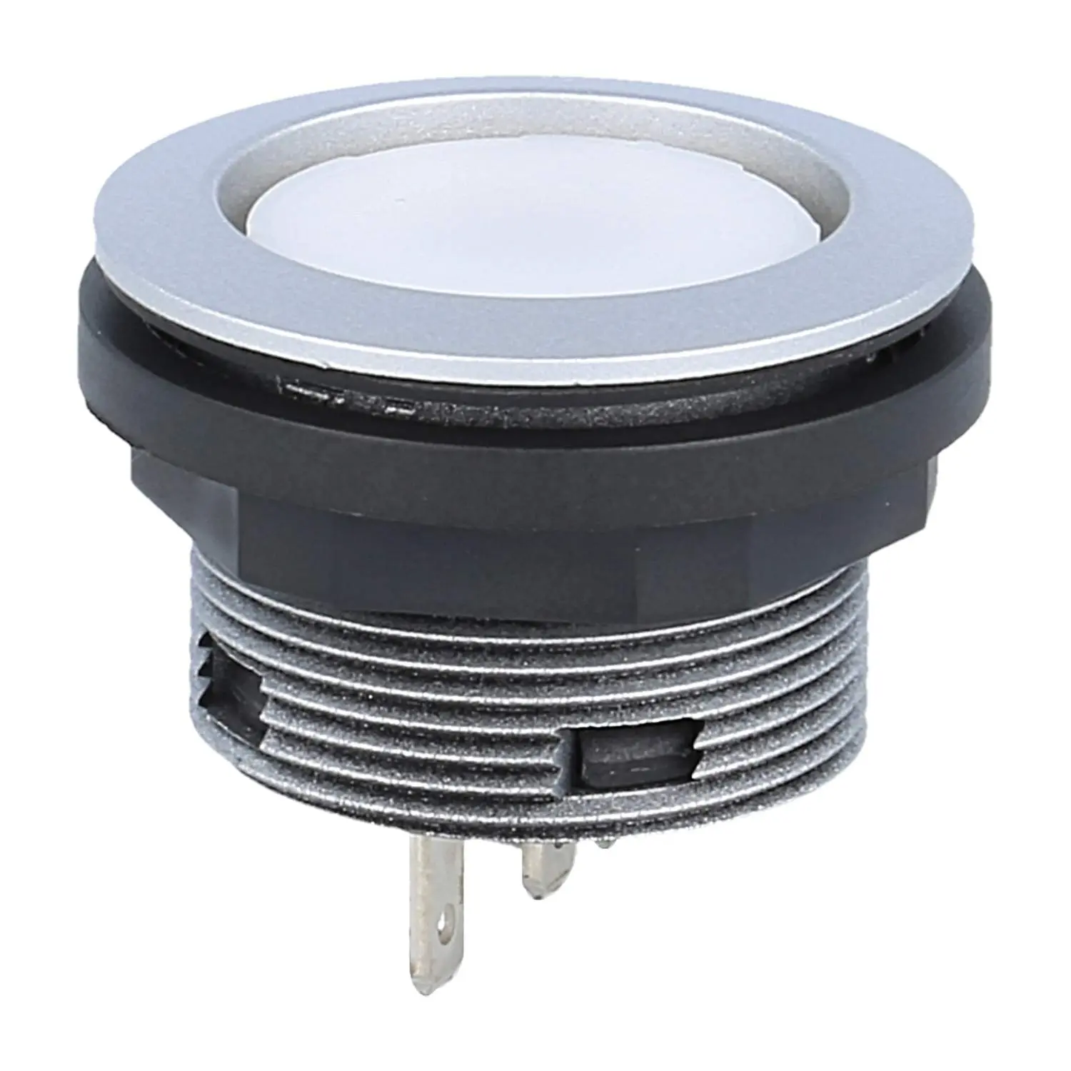 Produktfoto 1 von SCTF Georg Schlegel Drucktaste taktil, 1W rund, SHORTRON Flachstecker 2,8mm x 0,8mm