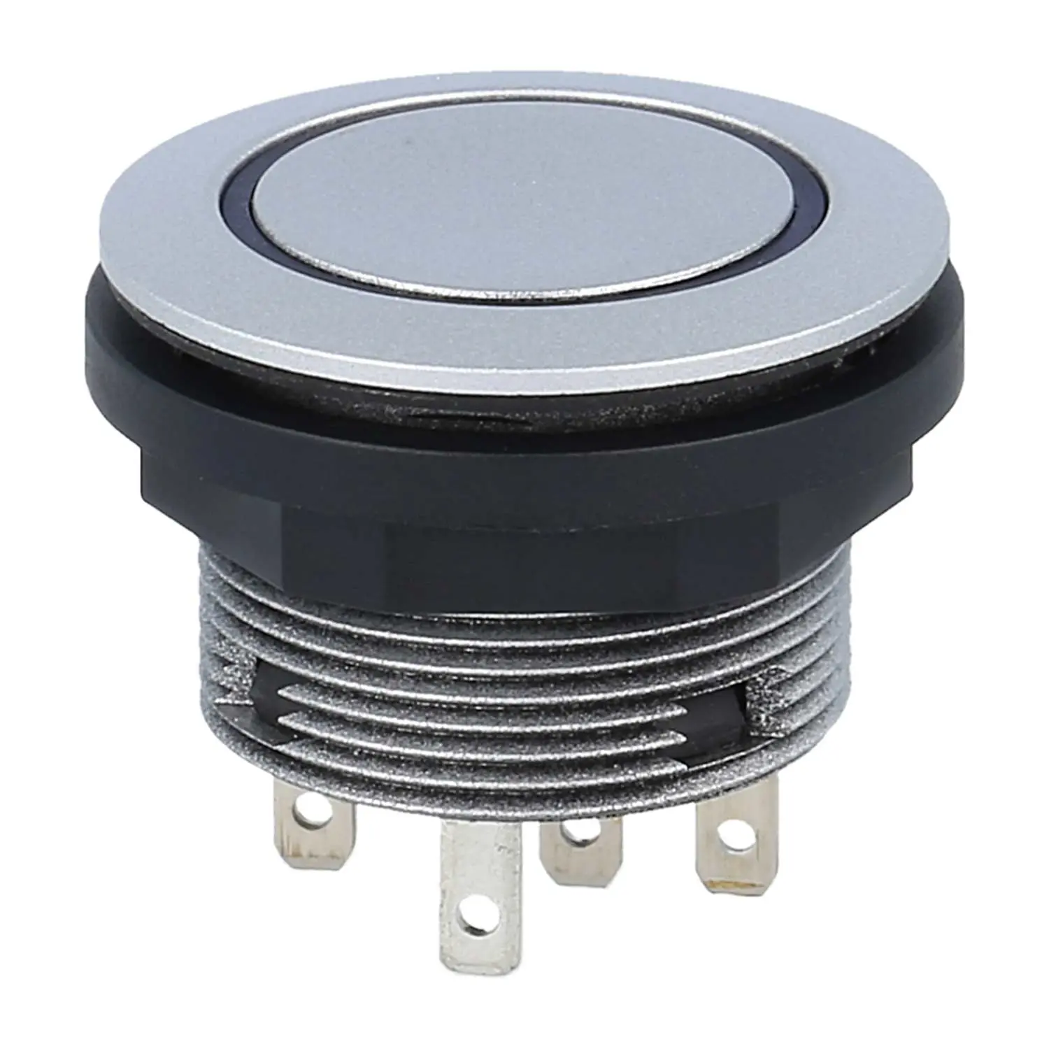 Produktfoto 1 von SCTLRBF Georg Schlegel Drucktaste mit Ringbeleuchtung taktil, 1W beleuchtbar, rund, SHORTRON Flachstecker 2,8mm x 0,8mm