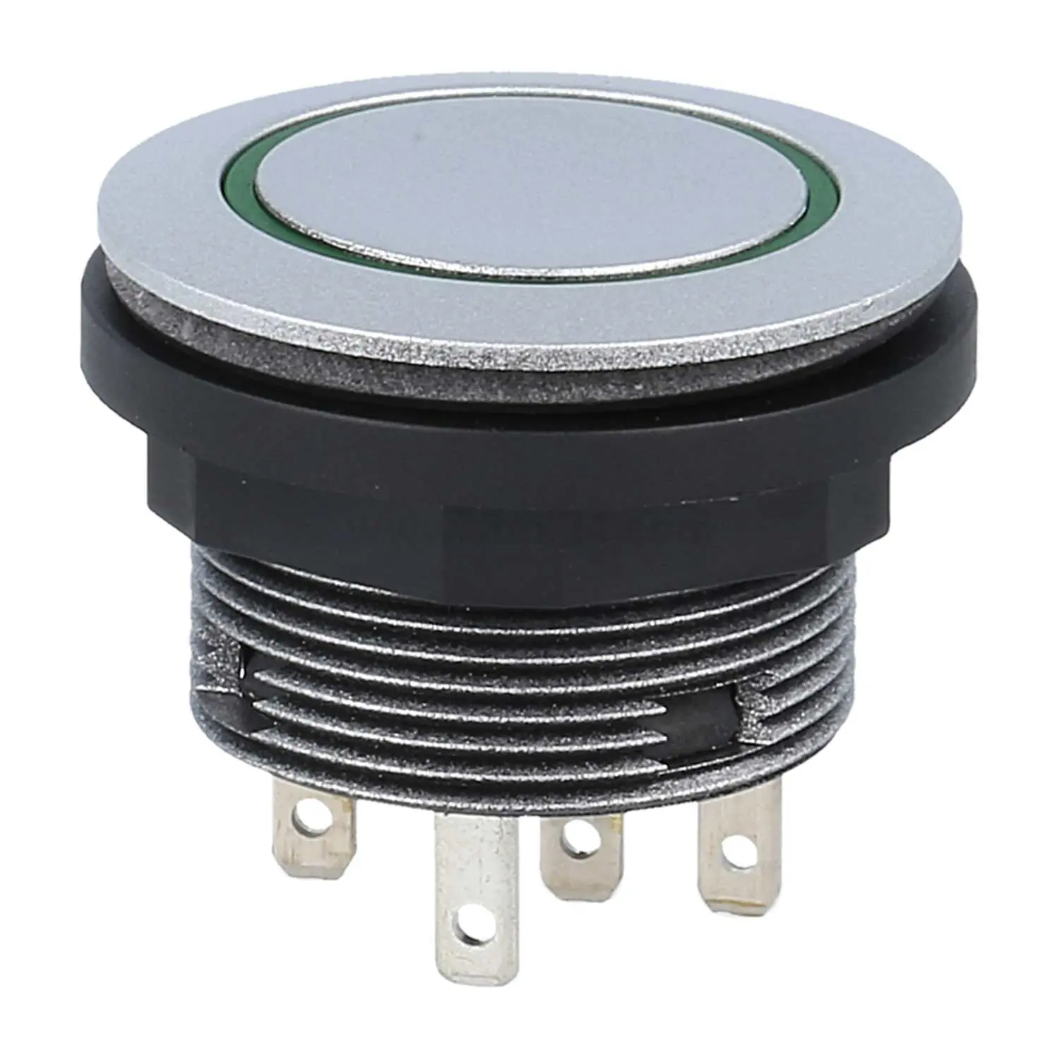 Produktfoto 1 von SCTLRGF Georg Schlegel Drucktaste mit Ringbeleuchtung taktil, 1W beleuchtbar, rund, SHORTRON Flachstecker 2,8mm x 0,8mm