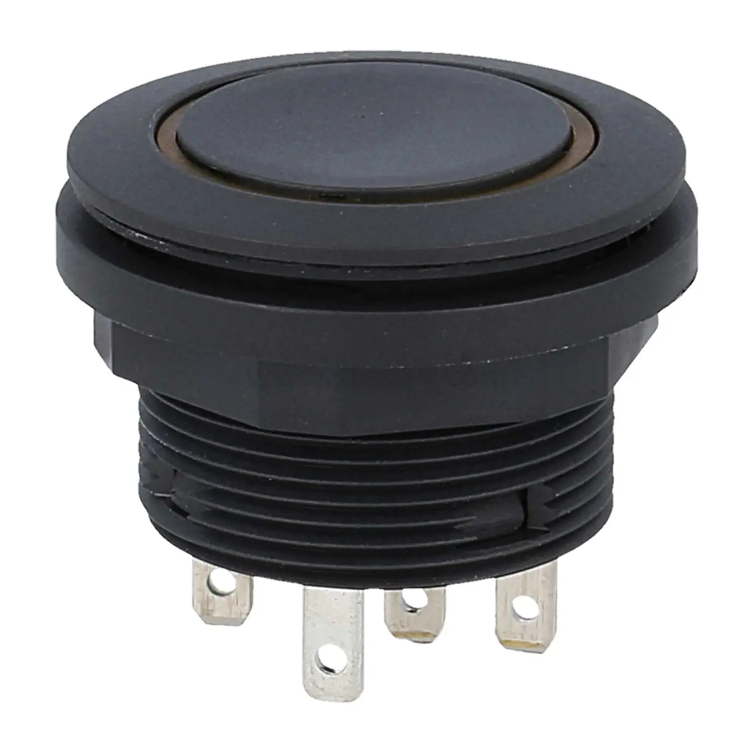 Produktfoto 1 von SSWCTLRYF Georg Schlegel Drucktaste mit Ringbeleuchtung taktil, 1W beleuchtbar, rund, SHORTRON Flachstecker 2,8mm x 0,8mm