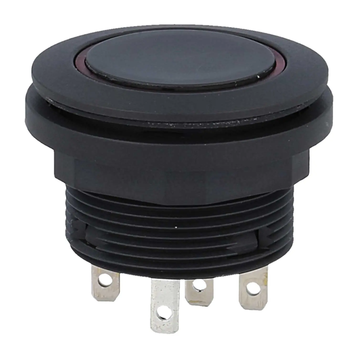 Produktfoto 1 von SSWCTLRRF Georg Schlegel Drucktaste mit Ringbeleuchtung taktil, 1W beleuchtbar, rund, SHORTRON Flachstecker 2,8mm x 0,8mm