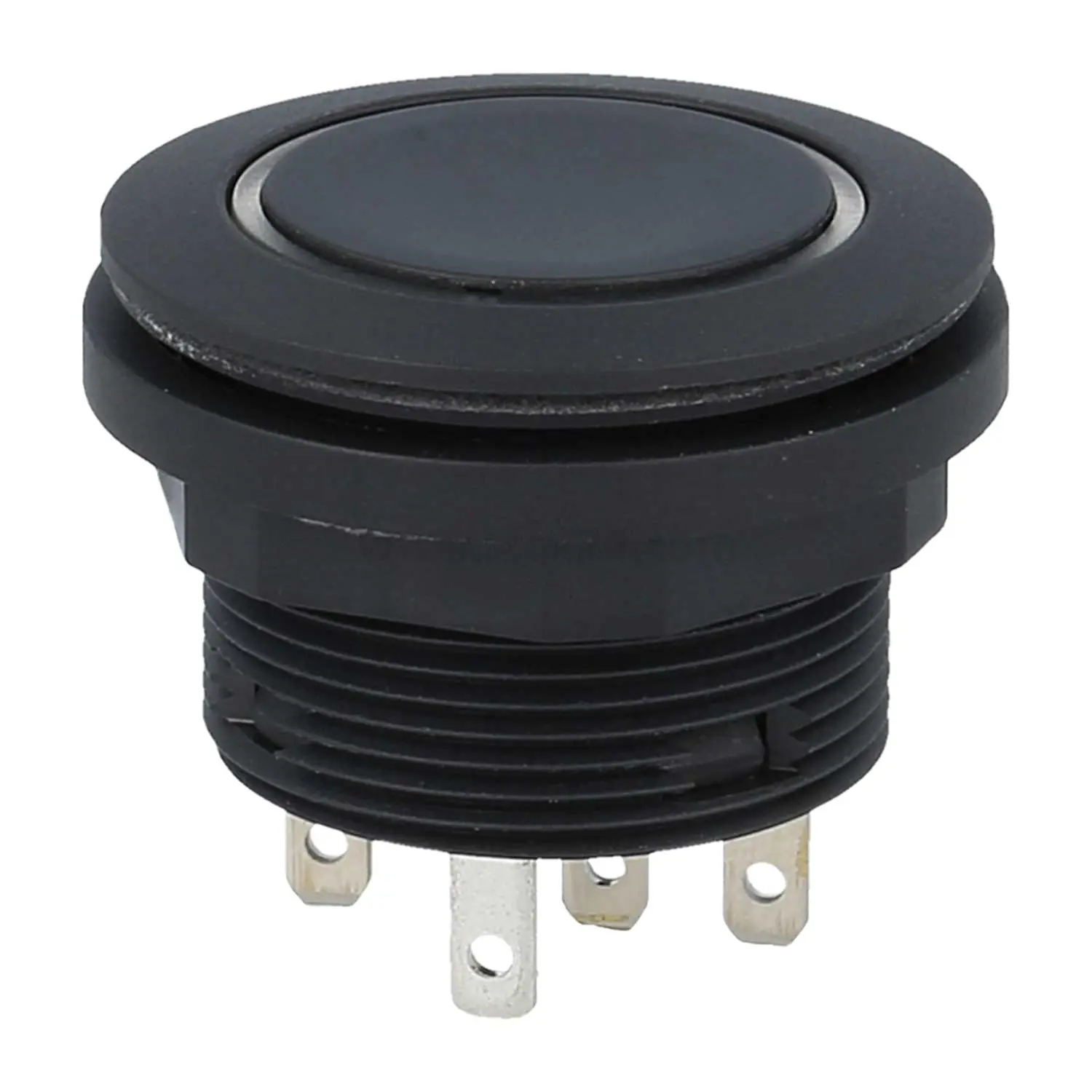 Produktfoto 1 von SSWCTLRWF Georg Schlegel Drucktaste mit Ringbeleuchtung taktil, 1W beleuchtbar, rund, SHORTRON Flachstecker 2,8mm x 0,8mm