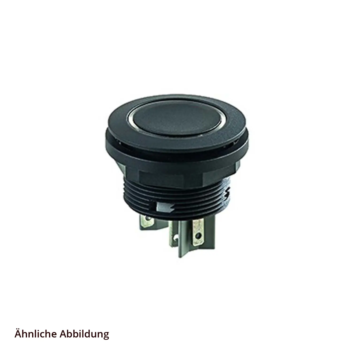 Produktfoto 1 von SSWTLRBI Georg Schlegel Drucktaste mit Ringbeleuchtung, 1S beleuchtbar, rund, SHORTRON Flachstecker 2,8mm x 0,8mm