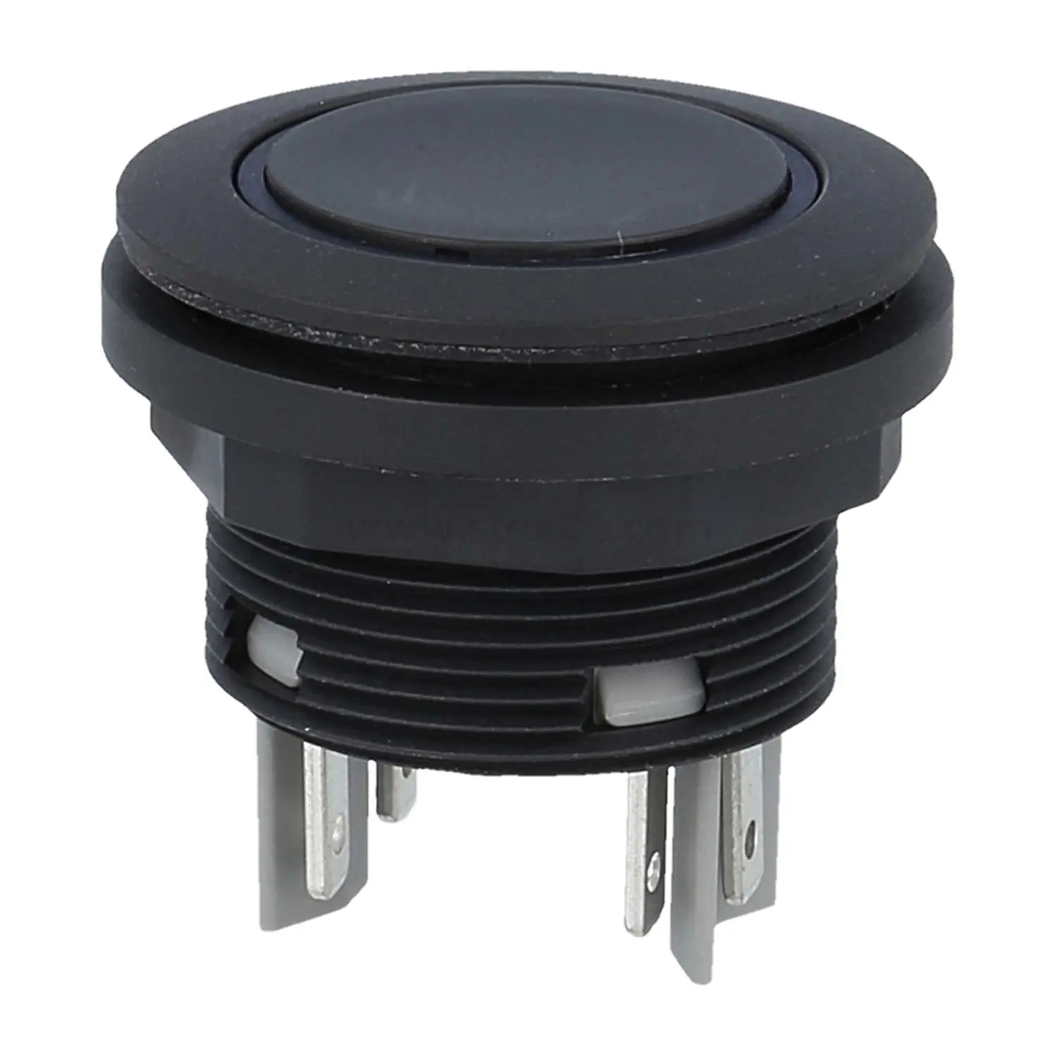 Produktfoto 1 von SSWTLRBII Georg Schlegel Drucktaste mit Ringbeleuchtung, 2S beleuchtbar, rund, SHORTRON Flachstecker 2,8mm x 0,8mm