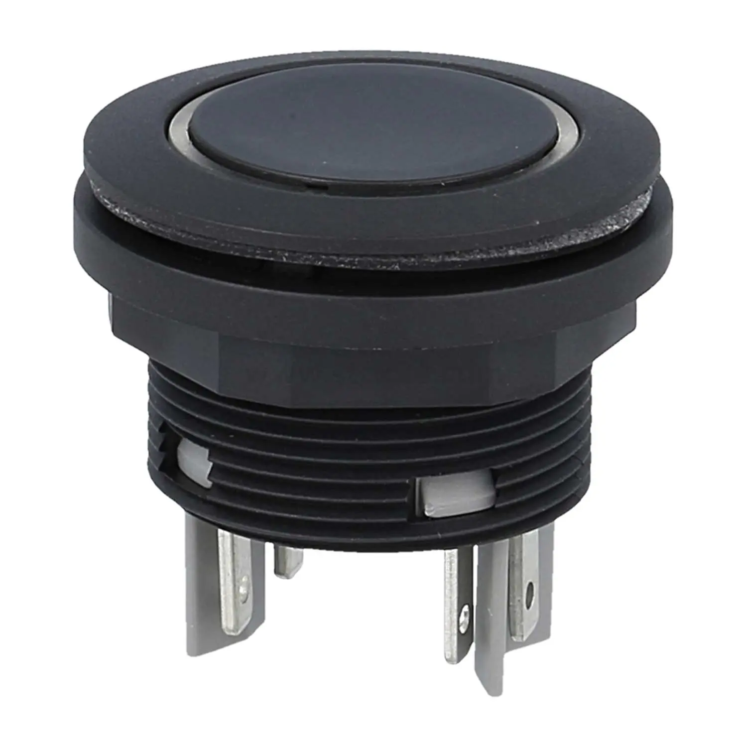 Produktfoto 1 von SSWTLRWII Georg Schlegel Drucktaste mit Ringbeleuchtung, 2S beleuchtbar, rund, SHORTRON Flachstecker 2,8mm x 0,8mm
