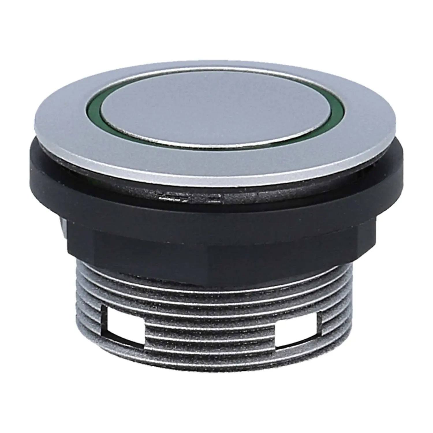 Produktfoto 1 von STLRG Georg Schlegel Drucktaste mit Ringbeleuchtung beleuchtbar, rund, SHORTRON Zwischenbau Hub 2,3mm