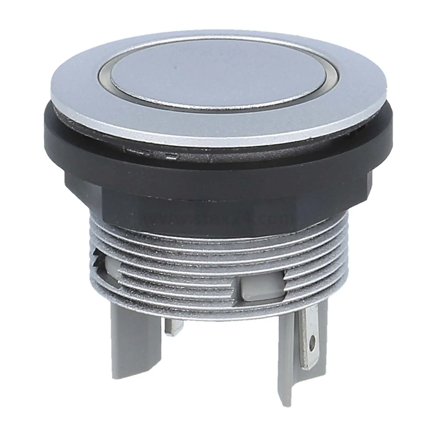 Produktfoto 1 von STLRWI Georg Schlegel Drucktaste mit Ringbeleuchtung, 1S beleuchtbar, rund, SHORTRON Flachstecker 2,8mm x 0,8mm