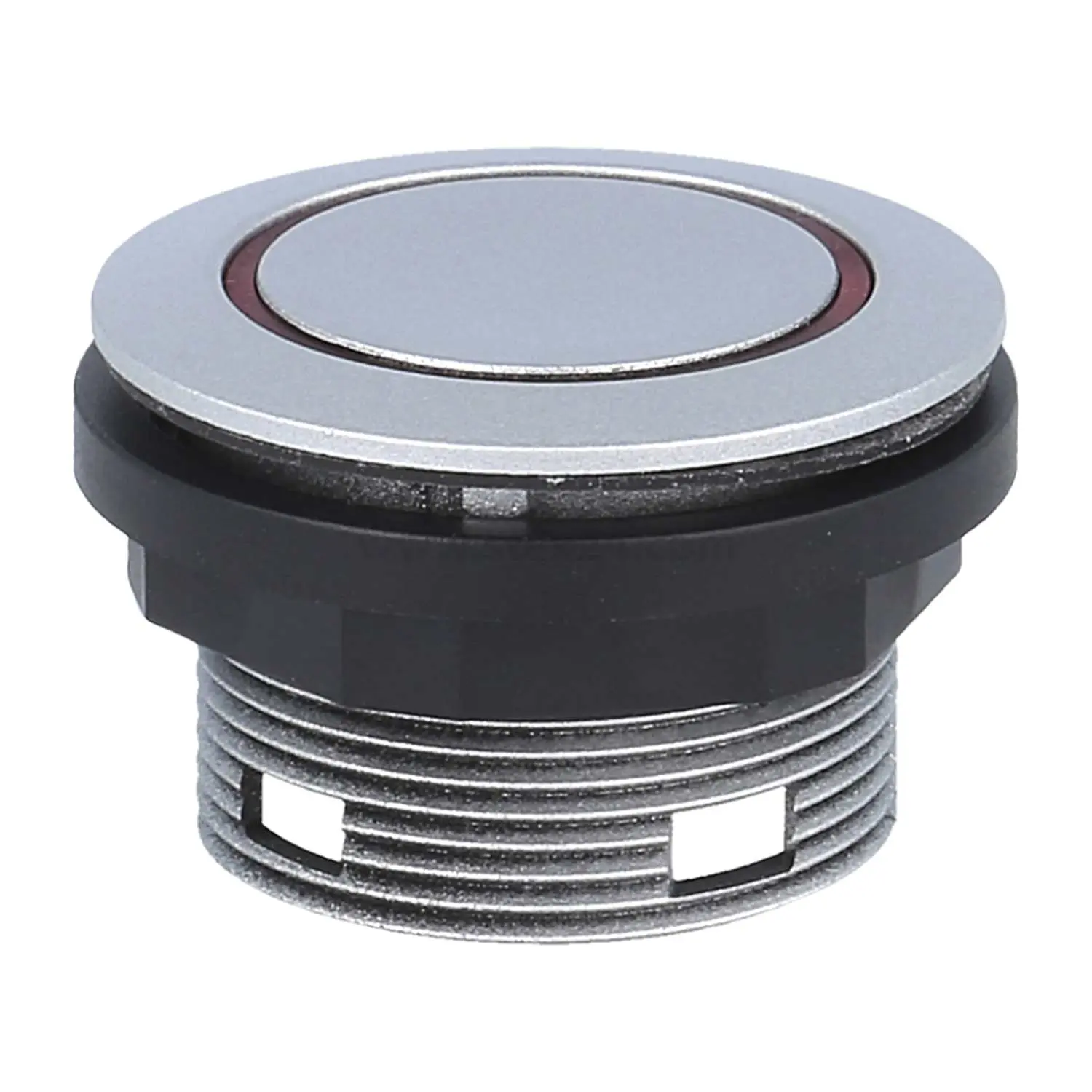 Produktfoto 1 von STLRR Georg Schlegel Drucktaste mit Ringbeleuchtung beleuchtbar, rund, SHORTRON Zwischenbau Hub 2,3mm
