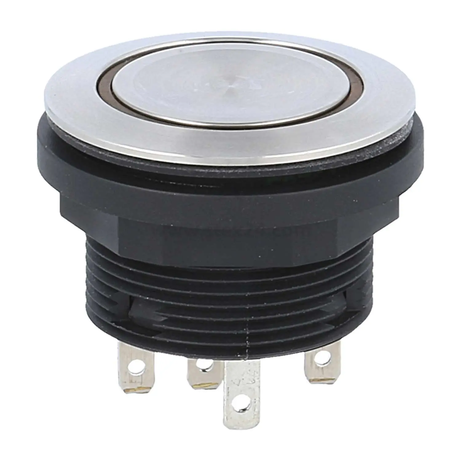 Produktfoto 1 von SVACTLRYF Georg Schlegel Drucktaste mit Ringbeleuchtung taktil, 1W beleuchtbar, rund, SHORTRON Flachstecker 2,8mm x 0,8mm