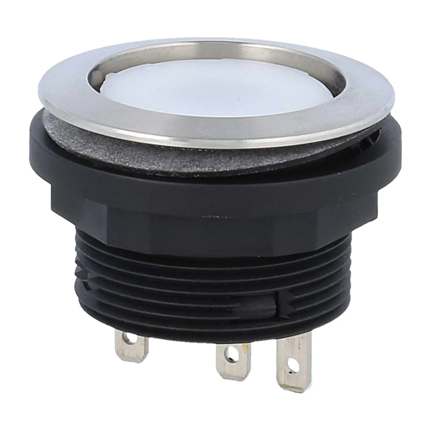 Produktfoto 1 von SVACTF Georg Schlegel Drucktaste taktil, 1W rund, SHORTRON Flachstecker 2,8mm x 0,8mm