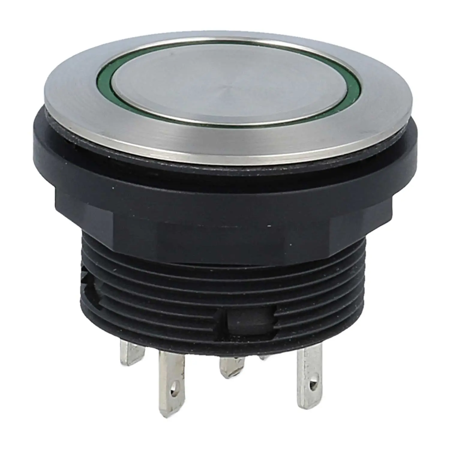 Produktfoto 1 von SVACTLRGF Georg Schlegel Drucktaste mit Ringbeleuchtung taktil, 1W beleuchtbar, rund, SHORTRON Flachstecker 2,8mm x 0,8mm