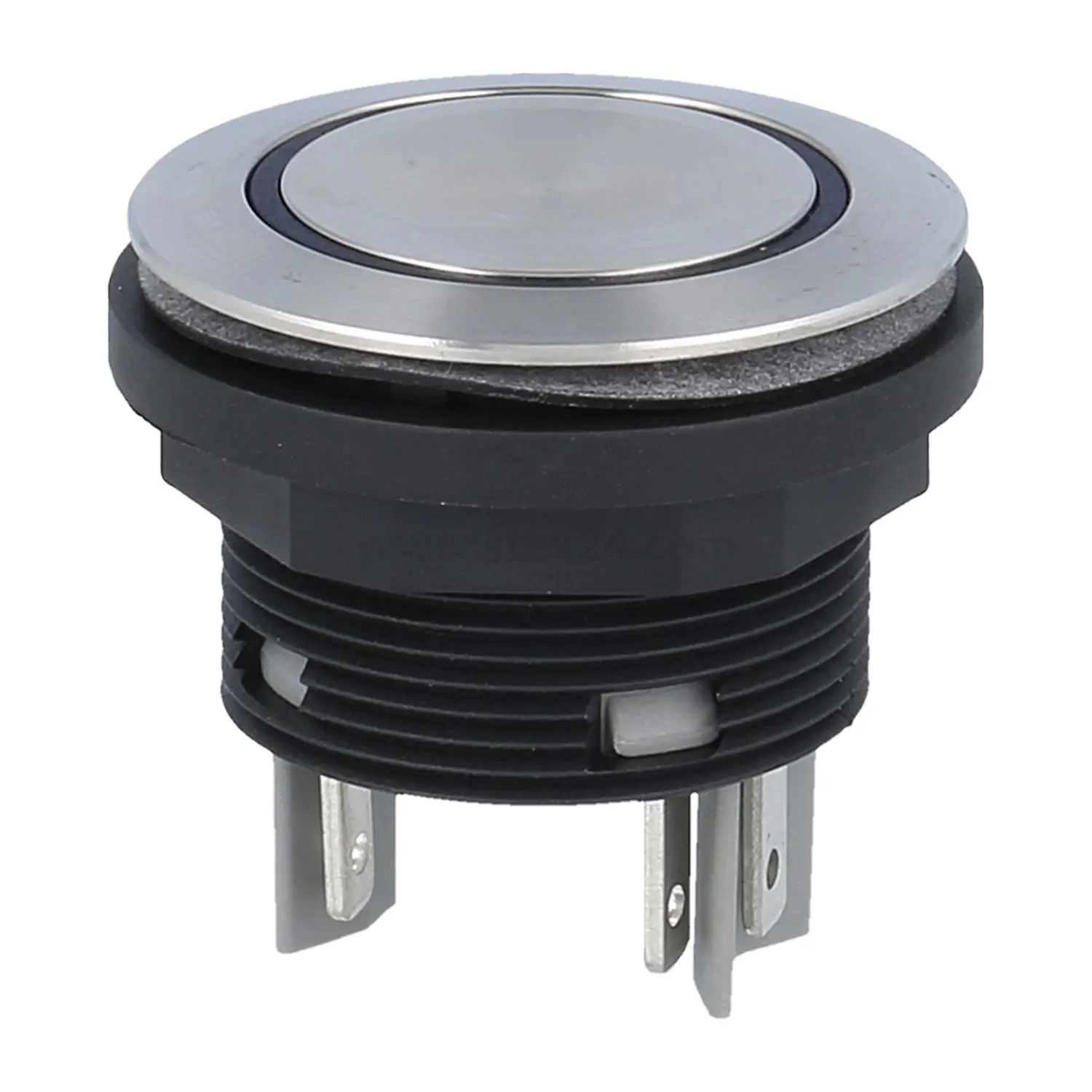 Produktfoto 1 von SVATLRBI Georg Schlegel Drucktaste mit Ringbeleuchtung, 1S beleuchtbar, rund, SHORTRON Flachstecker 2,8mm x 0,8mm