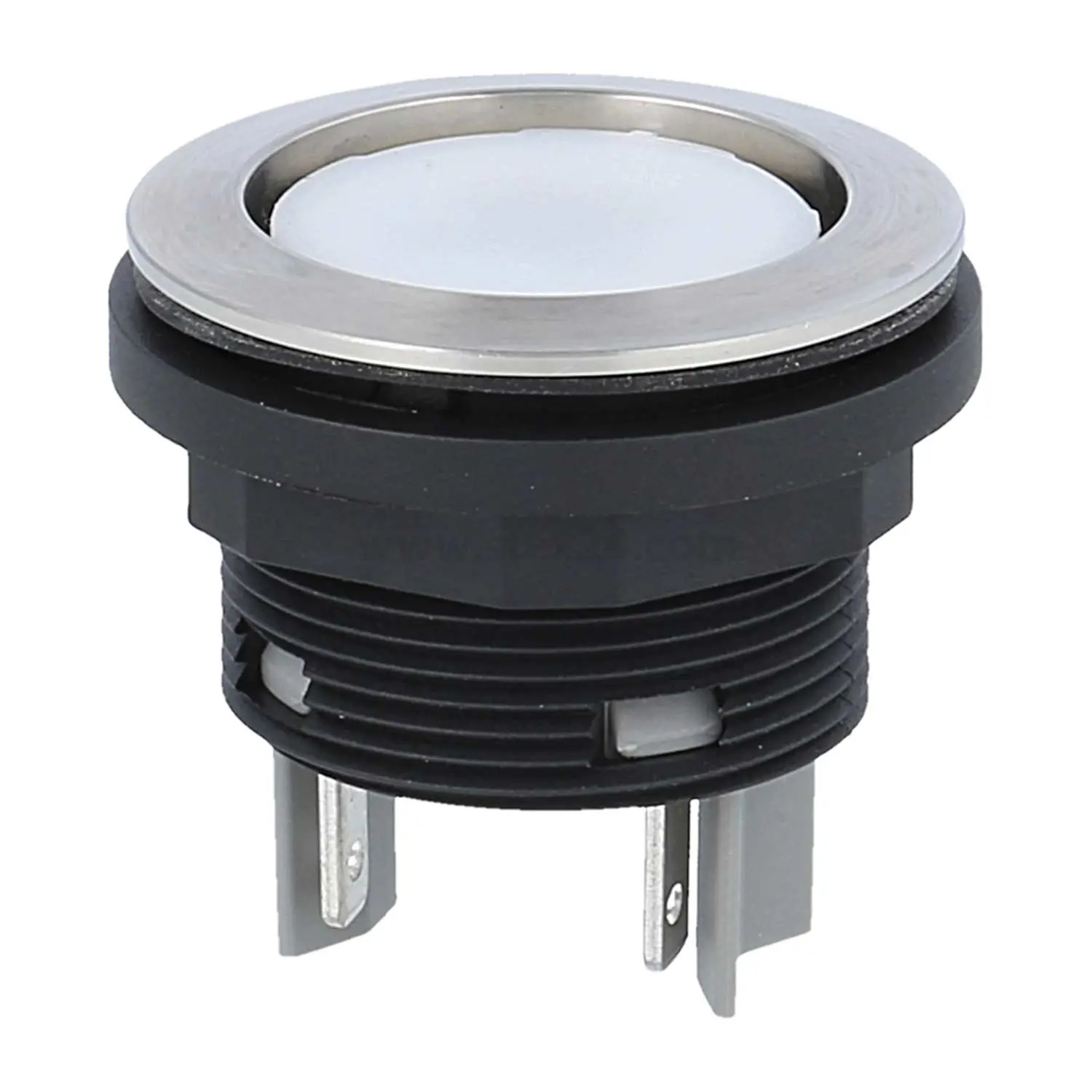 SVATI Georg Schlegel Drucktaste, 1S rund, SHORTRON Flachstecker 2,8mm x 0,8mm