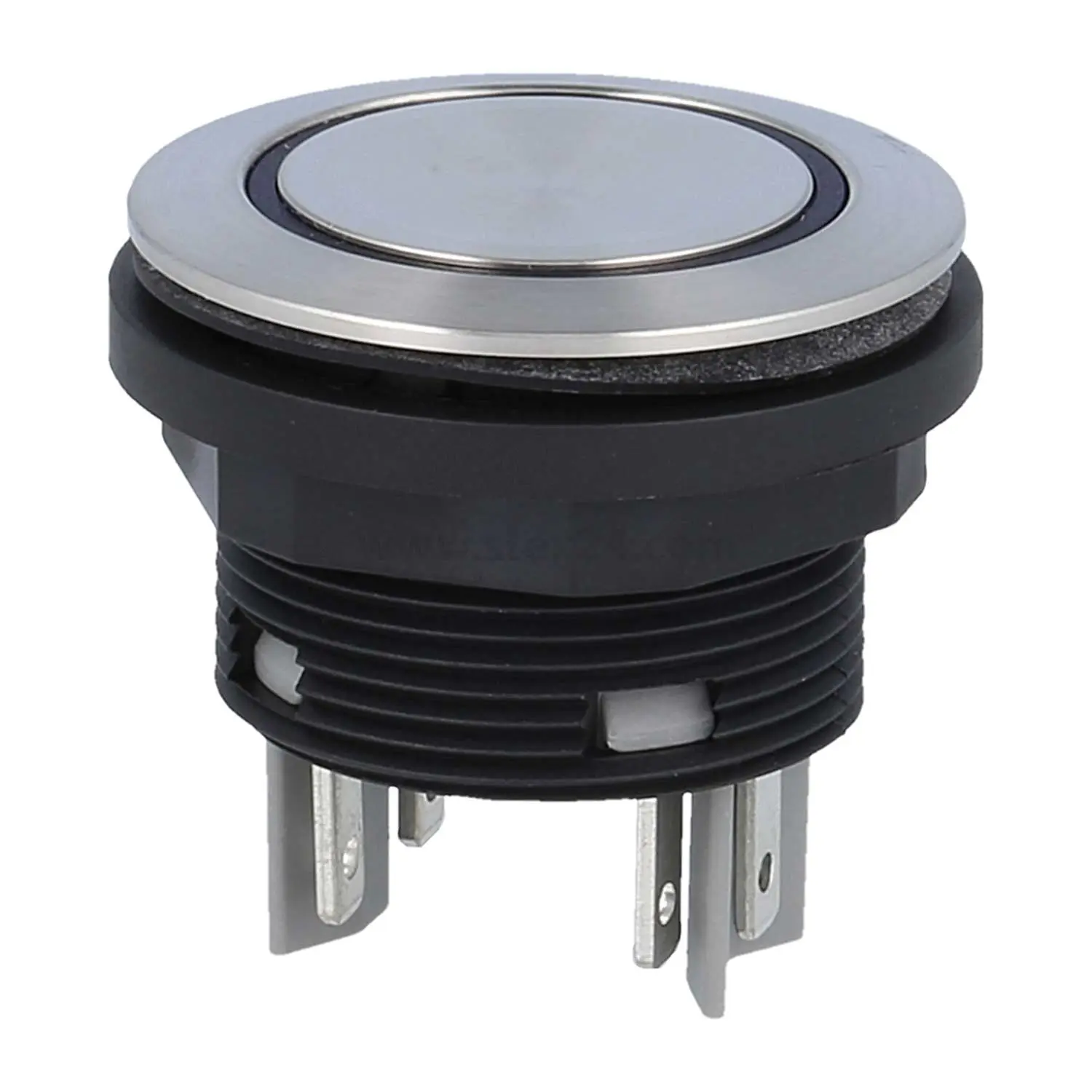 Produktfoto 1 von SVATLRBII Georg Schlegel Drucktaste mit Ringbeleuchtung, 2S beleuchtbar, rund, SHORTRON Flachstecker 2,8mm x 0,8mm