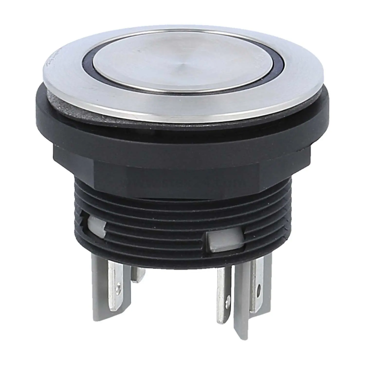 Produktfoto 1 von SVATLRBOI Georg Schlegel Drucktaste mit Ringbeleuchtung, 1Ö + 1S beleuchtbar, rund, SHORTRON Flachstecker 2,8mm x 0,8mm